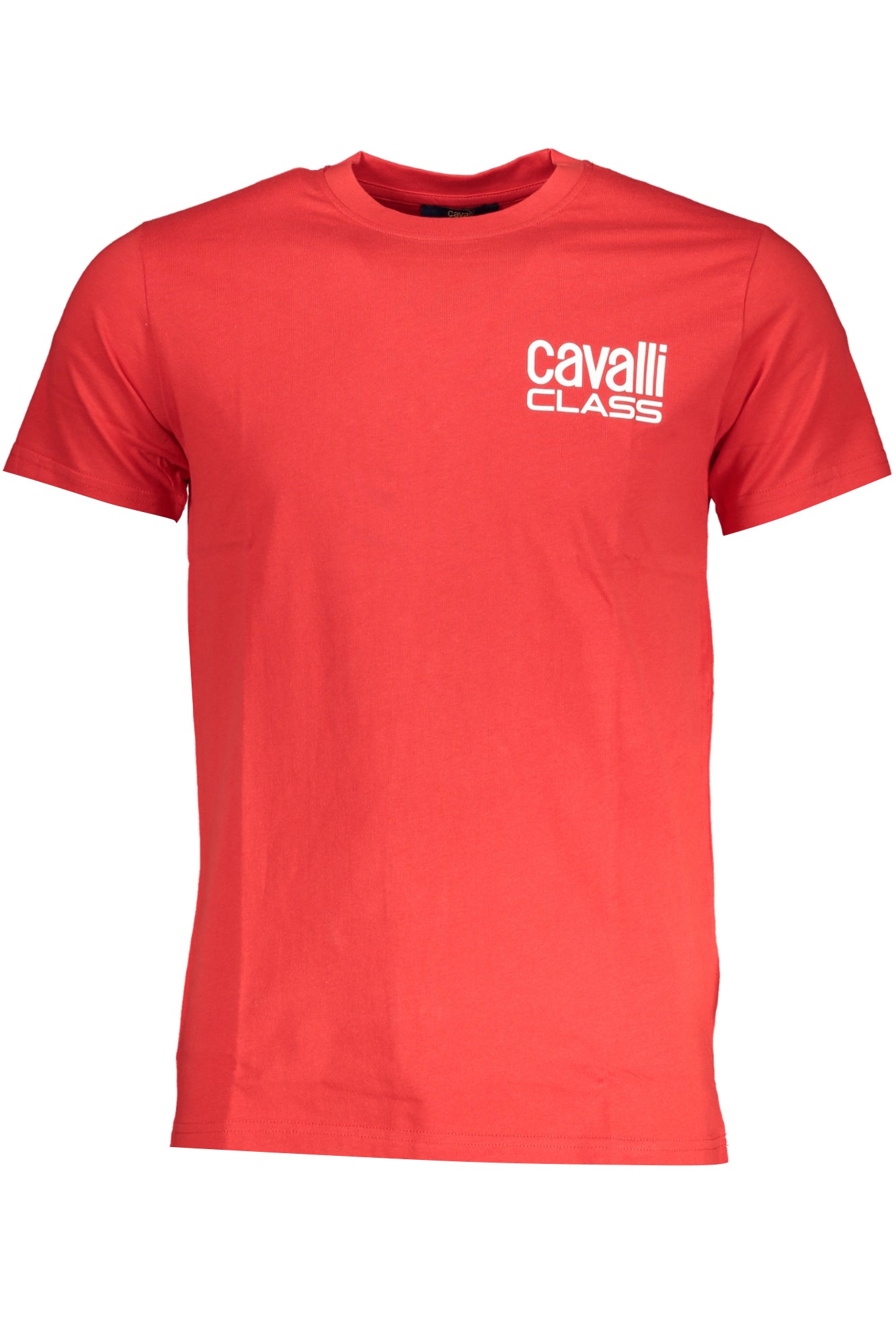 CAMISETA DE MANGA CORTA PARA HOMBRE CAVALLI CLASS, ROJA 
