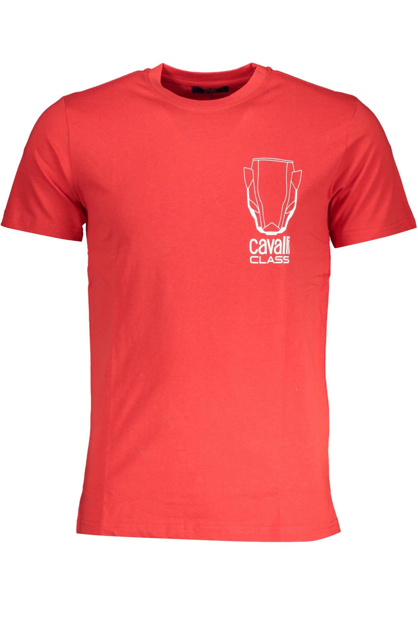 CAMISETA DE MANGA CORTA PARA HOMBRE CAVALLI CLASS, ROJA 