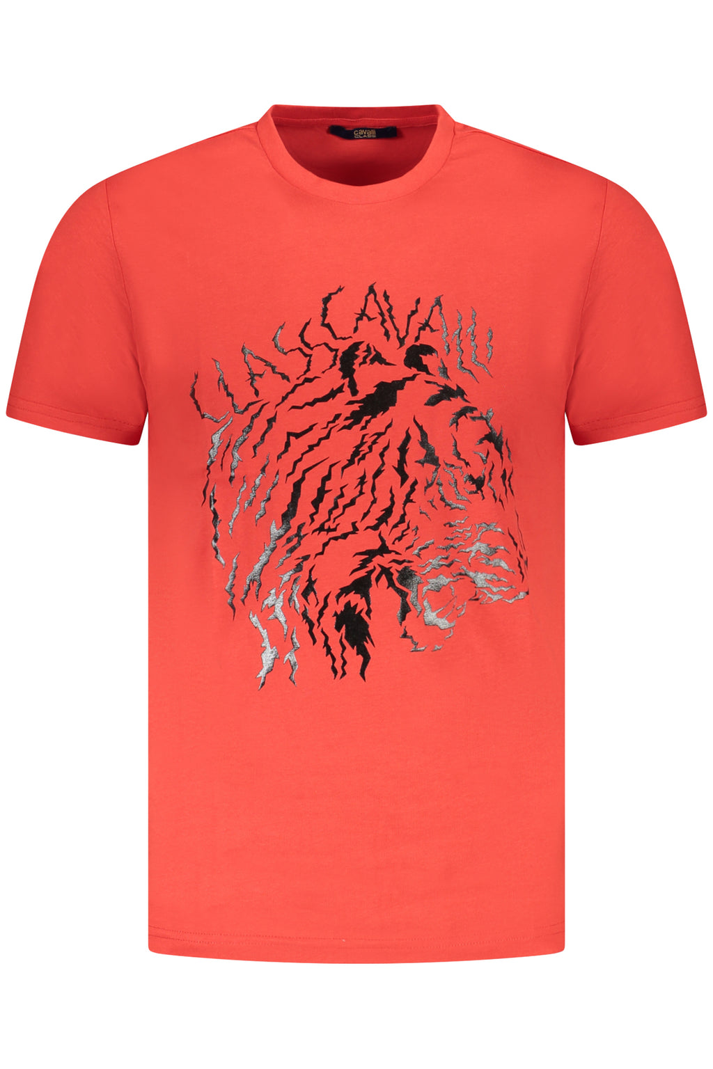 CAMISETA DE MANGA CORTA PARA HOMBRE CAVALLI CLASS, ROJA 