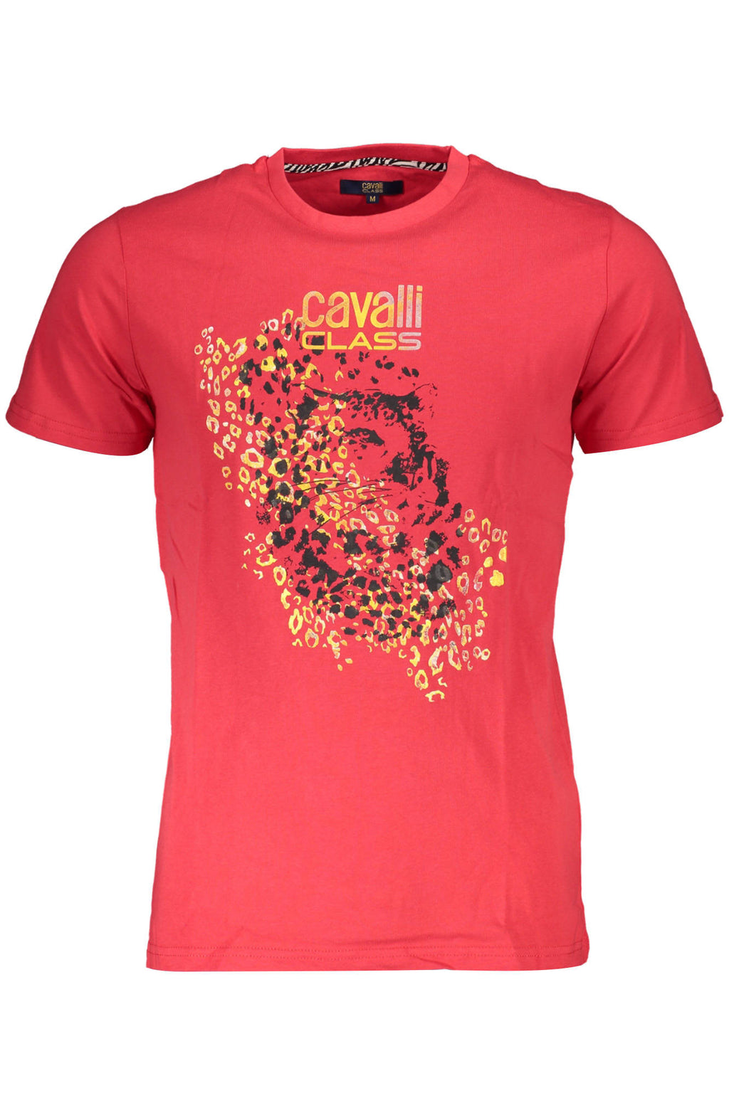 CAMISETA DE MANGA CORTA PARA HOMBRE CAVALLI CLASS, ROJA 