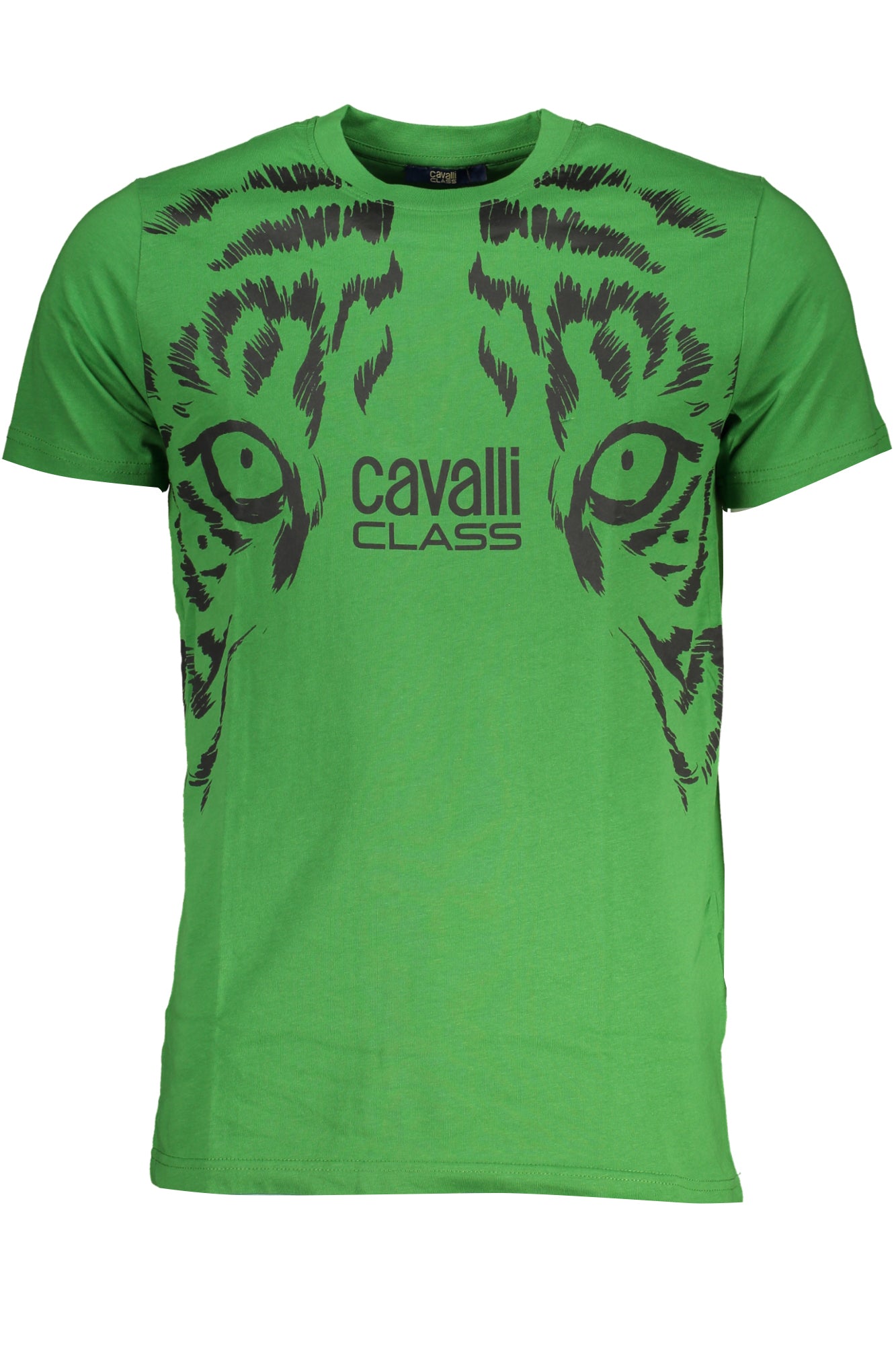 CAMISETA DE MANGA CORTA PARA HOMBRE CAVALLI CLASS VERDE 