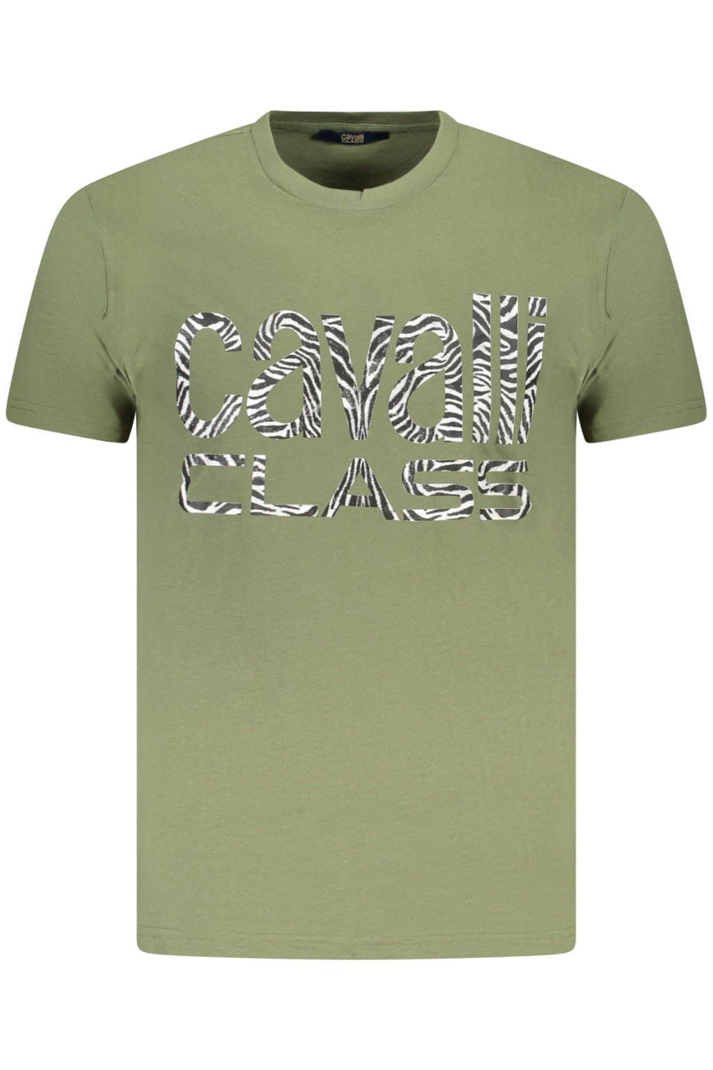 CAMISETA DE MANGA CORTA PARA HOMBRE CAVALLI CLASS VERDE 