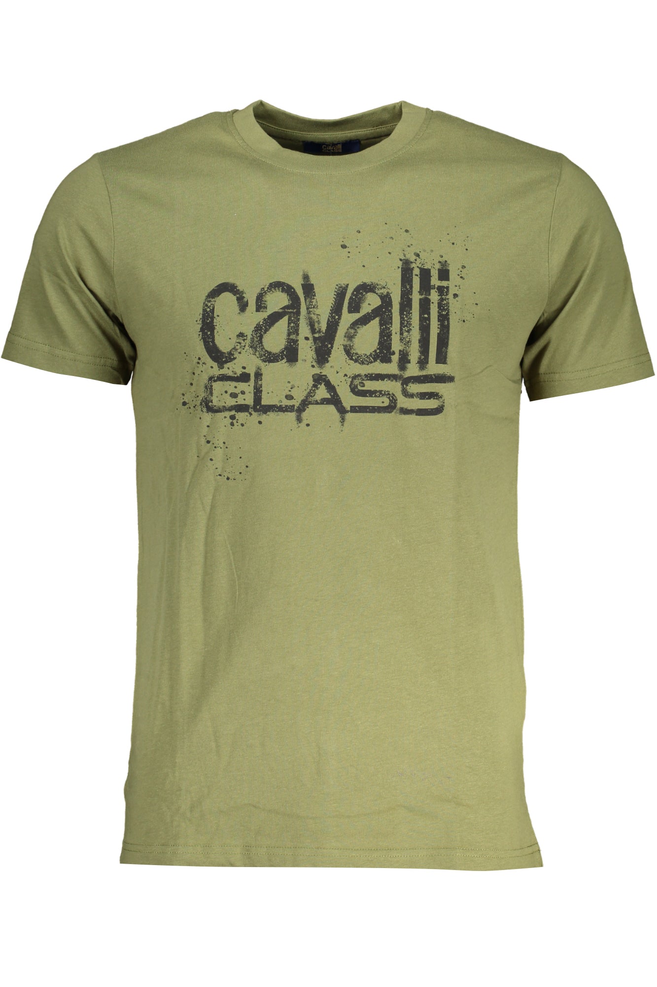 CAMISETA DE MANGA CORTA PARA HOMBRE CAVALLI CLASS VERDE 