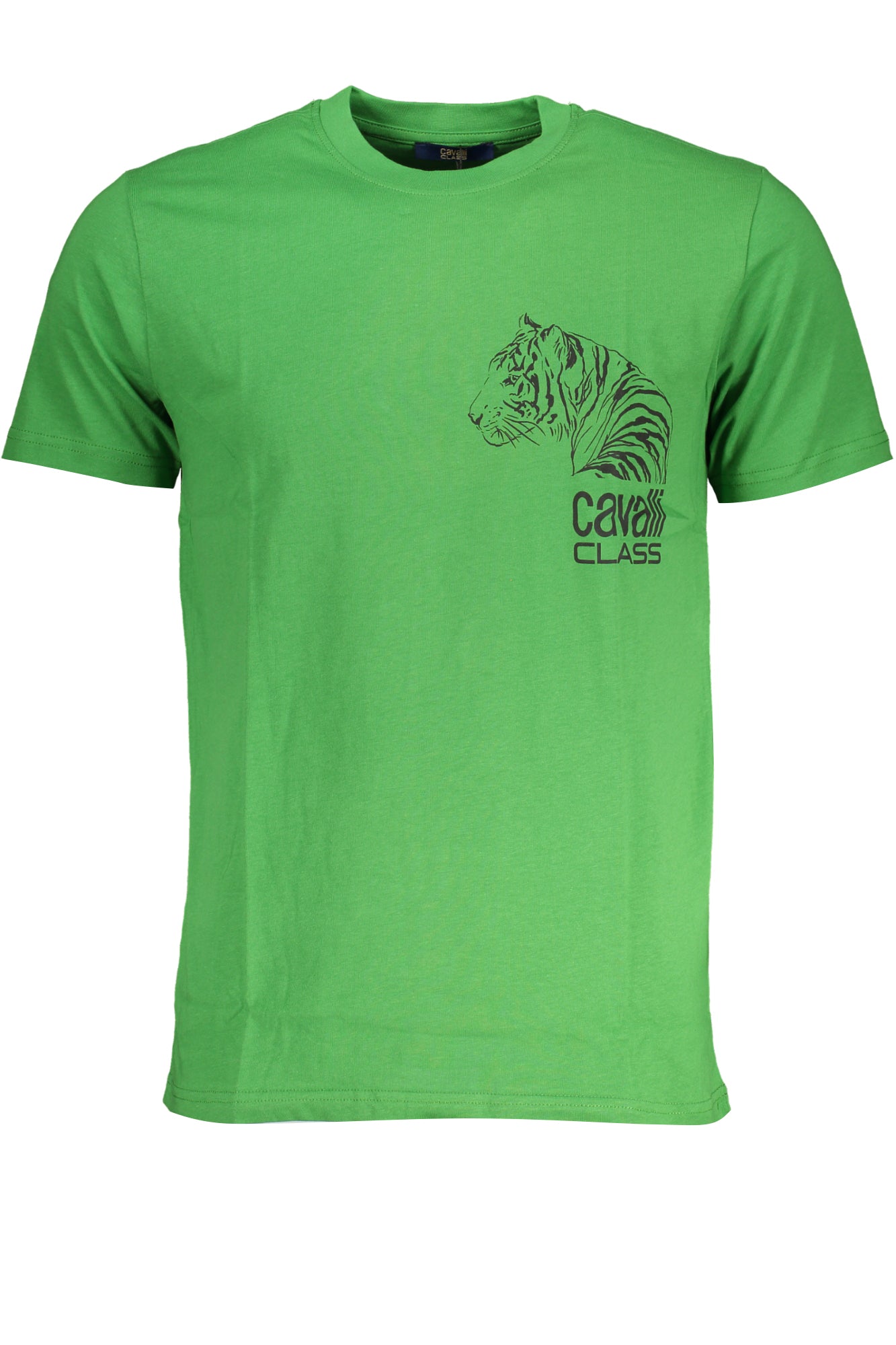 CAMISETA DE MANGA CORTA PARA HOMBRE CAVALLI CLASS VERDE 