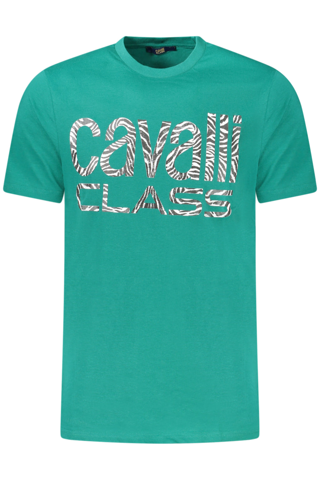 CAMISETA DE MANGA CORTA PARA HOMBRE CAVALLI CLASS VERDE 