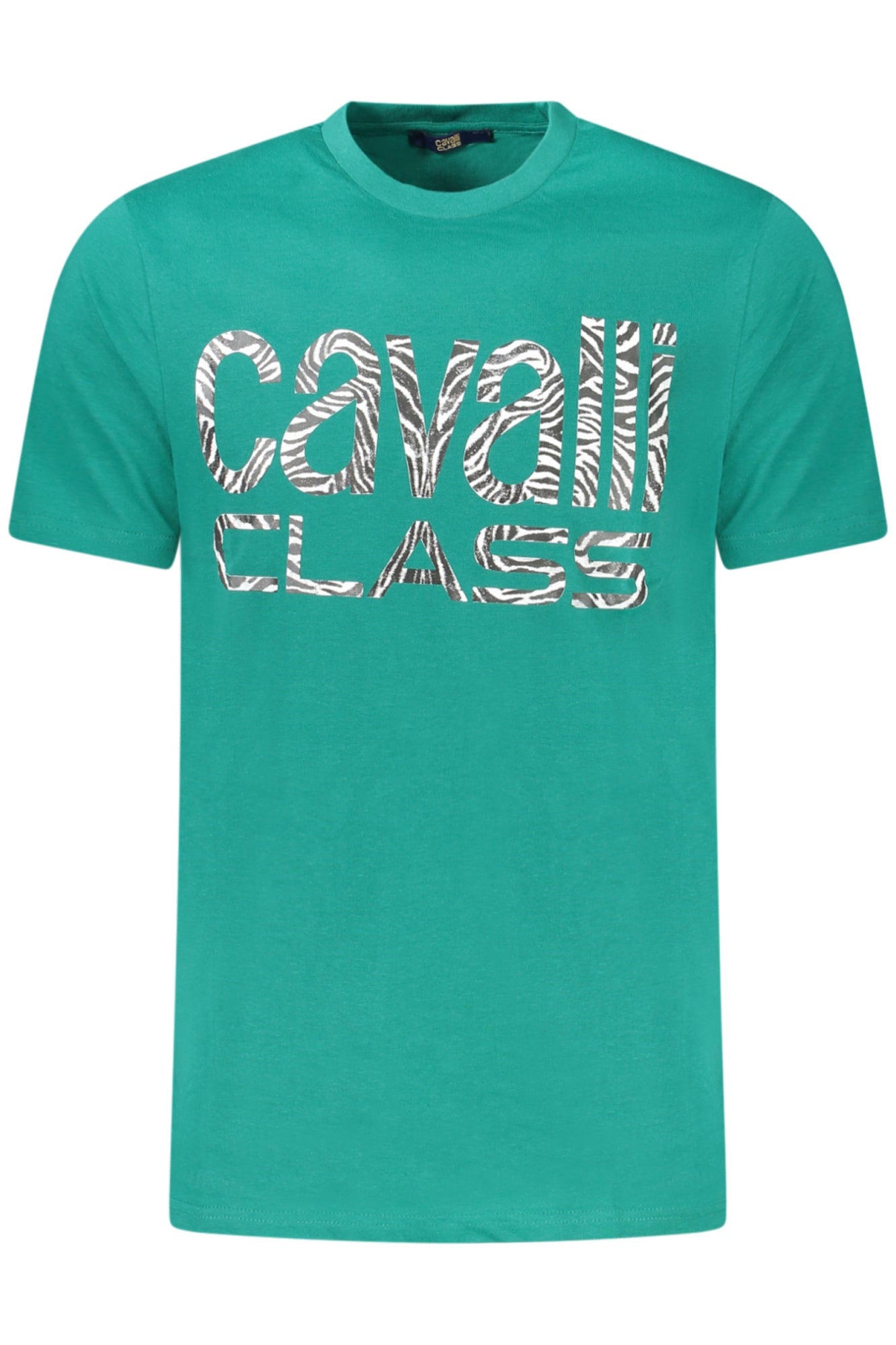 CAMISETA DE MANGA CORTA PARA HOMBRE CAVALLI CLASS VERDE 