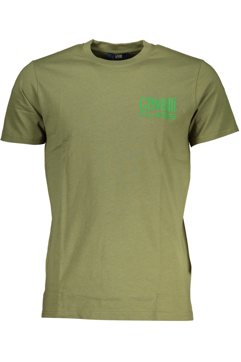 CAMISETA DE MANGA CORTA PARA HOMBRE CAVALLI CLASS VERDE 