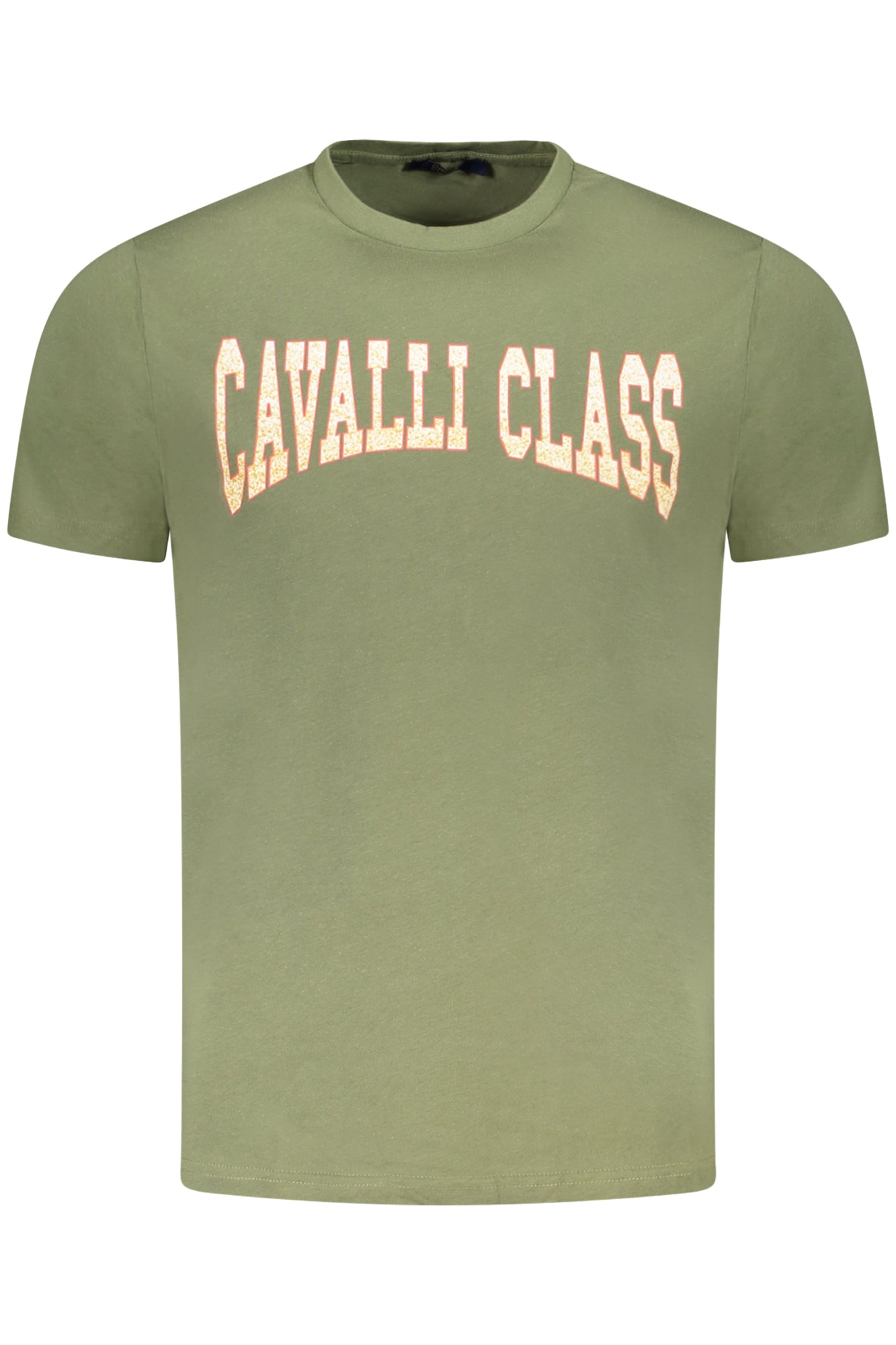 CAMISETA DE MANGA CORTA PARA HOMBRE CAVALLI CLASS VERDE 
