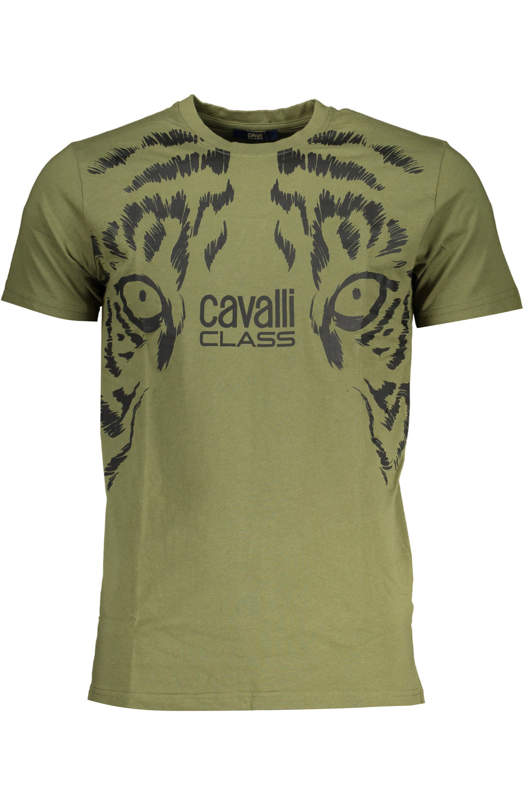 CAMISETA DE MANGA CORTA PARA HOMBRE CAVALLI CLASS VERDE 