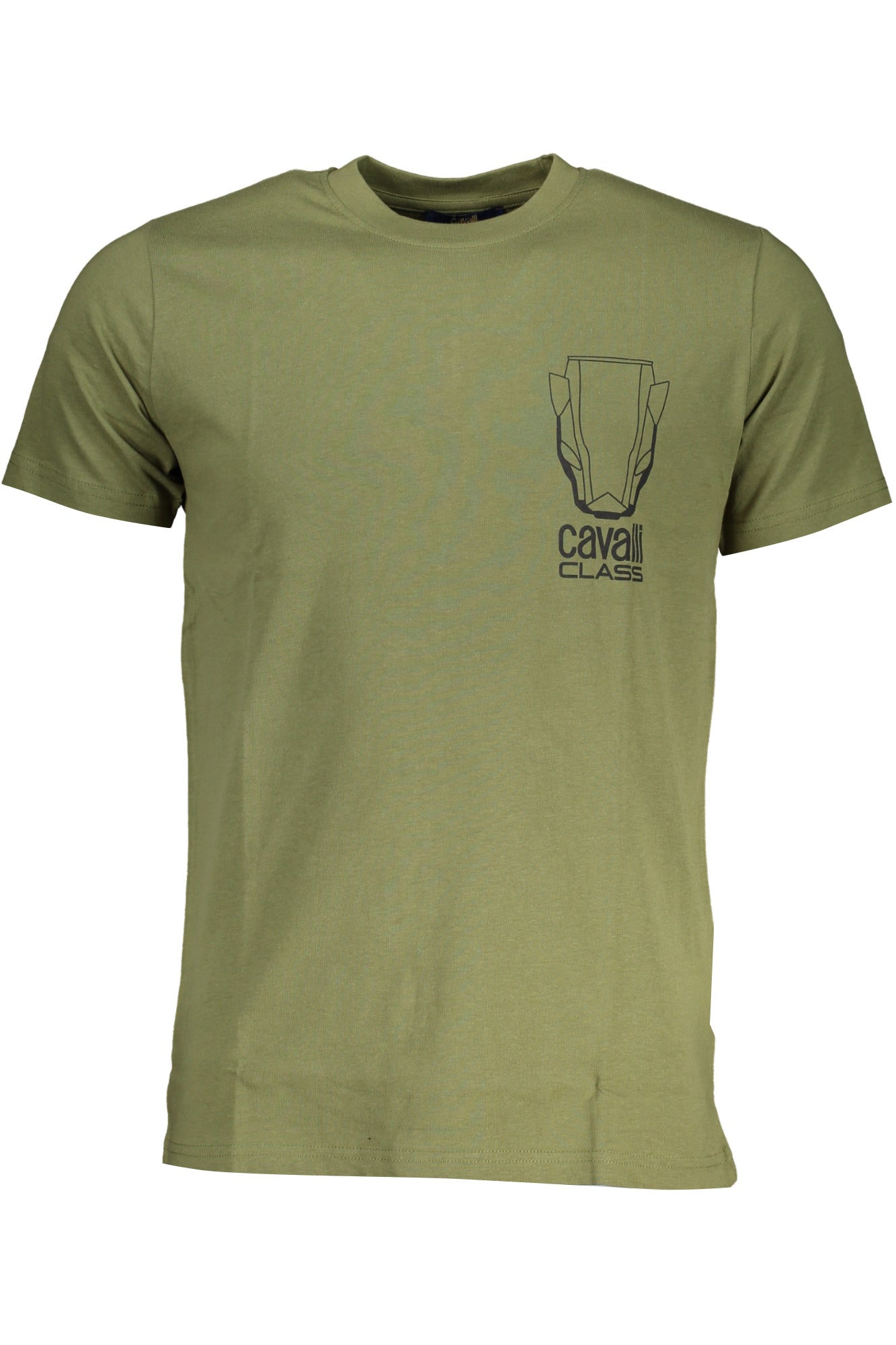 CAMISETA DE MANGA CORTA PARA HOMBRE CAVALLI CLASS VERDE 