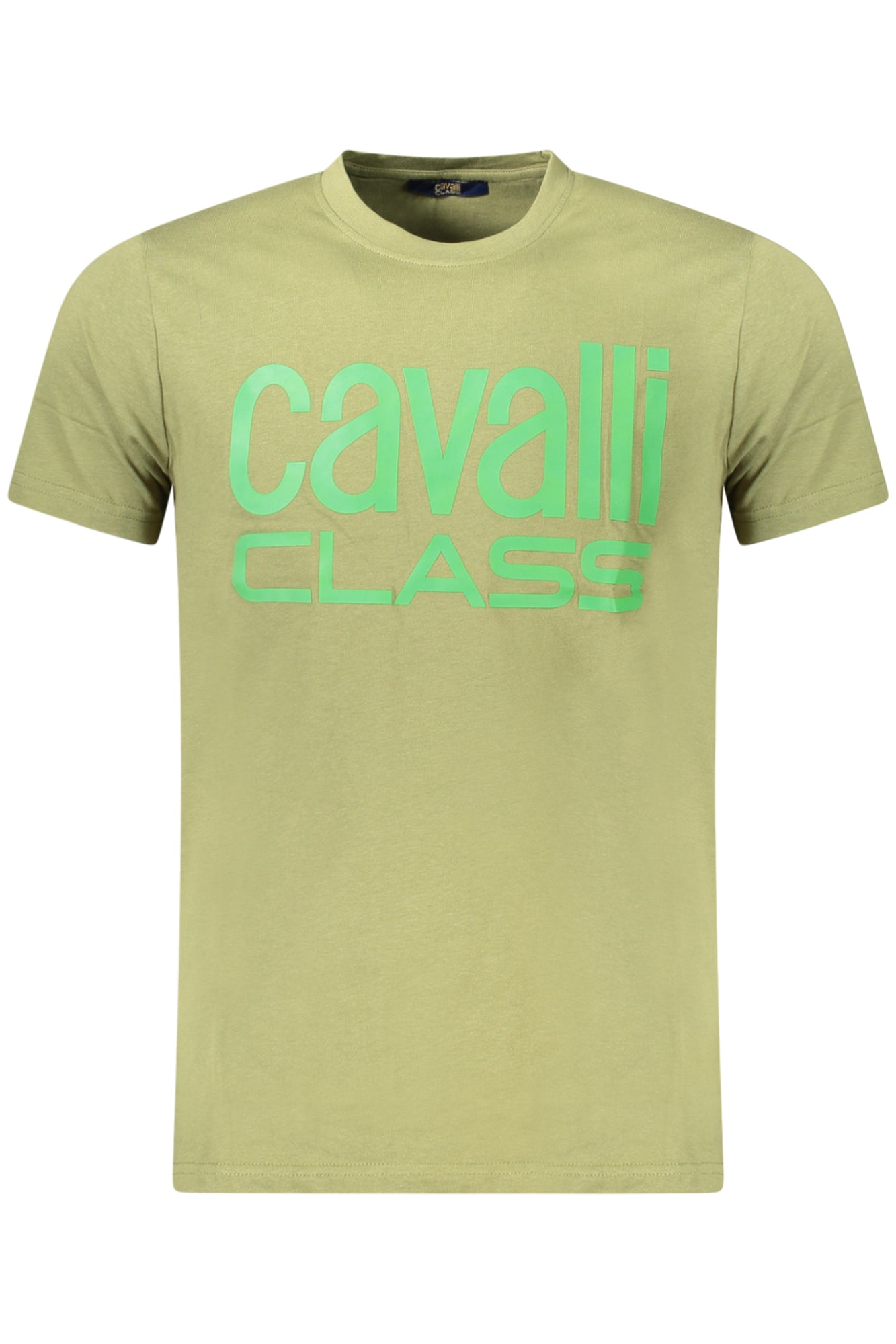 CAMISETA DE MANGA CORTA PARA HOMBRE CAVALLI CLASS VERDE 
