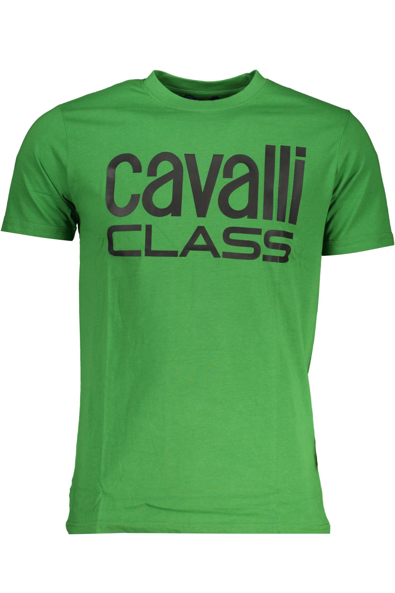 CAMISETA DE MANGA CORTA PARA HOMBRE CAVALLI CLASS VERDE 