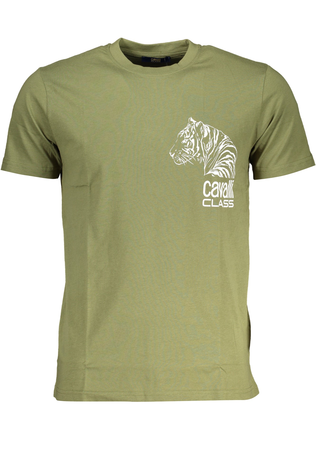 CAMISETA DE MANGA CORTA PARA HOMBRE CAVALLI CLASS VERDE 