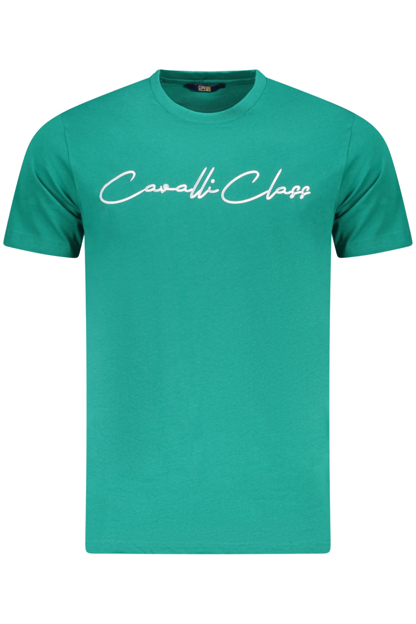 CAMISETA DE MANGA CORTA PARA HOMBRE CAVALLI CLASS VERDE 