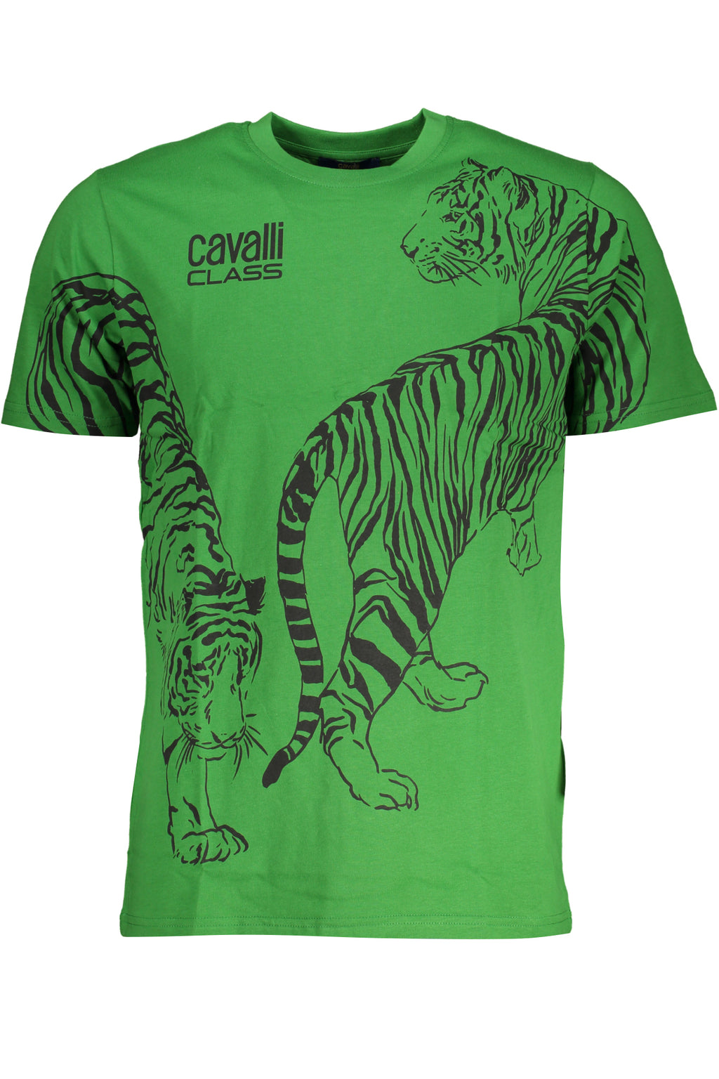 CAMISETA DE MANGA CORTA PARA HOMBRE CAVALLI CLASS VERDE 