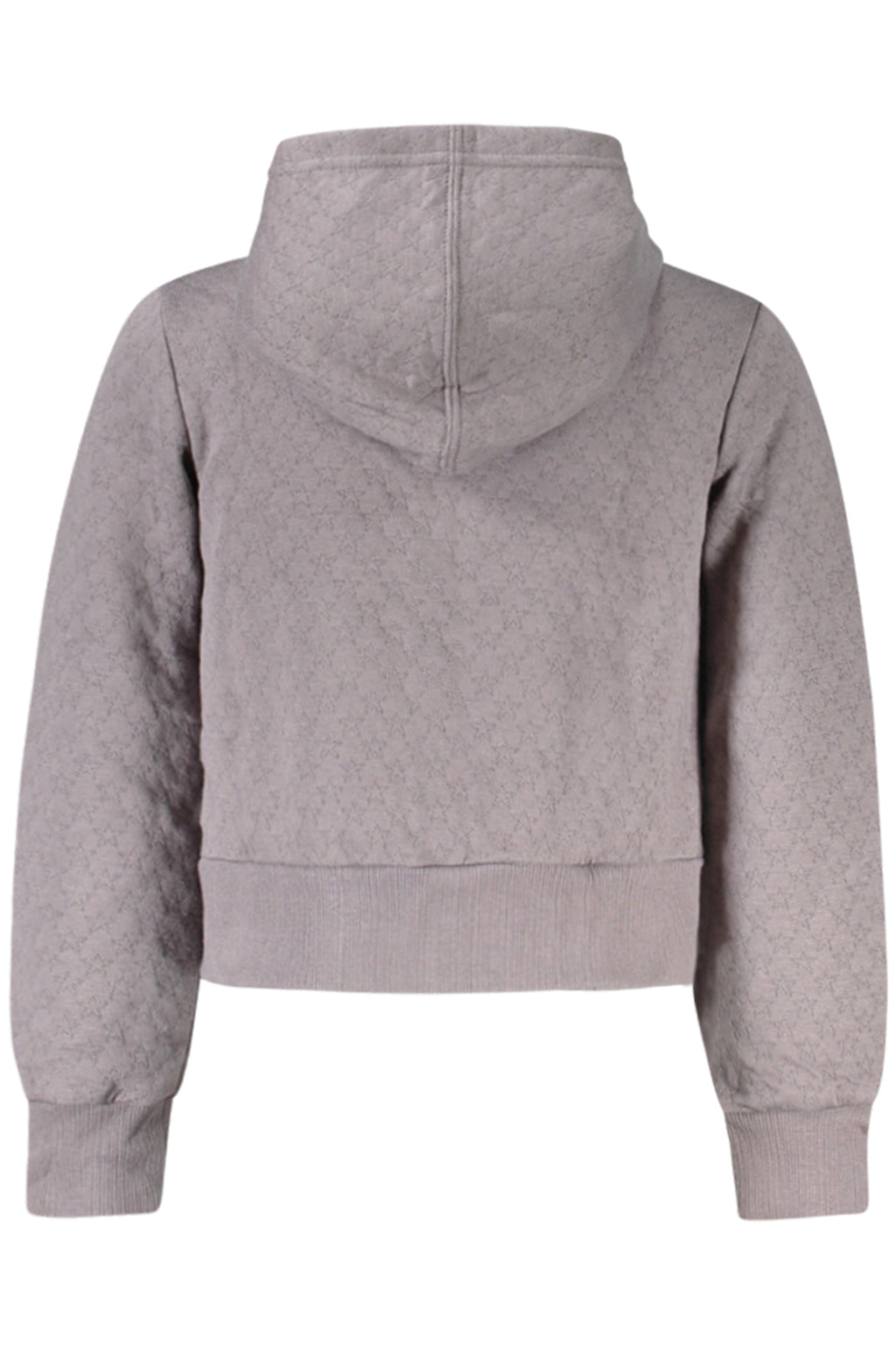 Sudadera con capucha y cremallera para niña de Converse, gris 