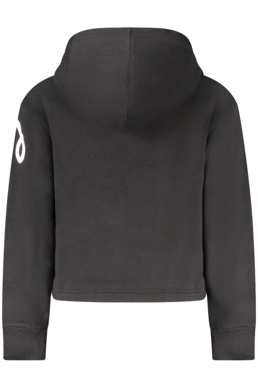 Sudadera con capucha y cremallera para niña de Converse, color negro 