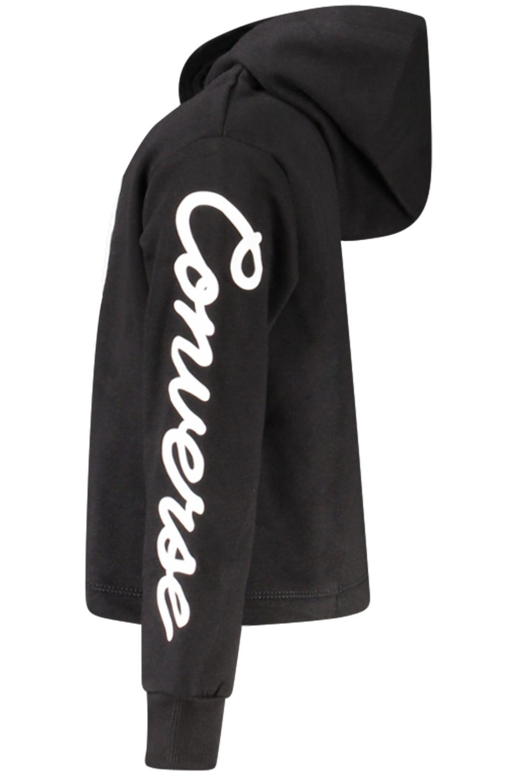 Sudadera con capucha y cremallera para niña de Converse, color negro 
