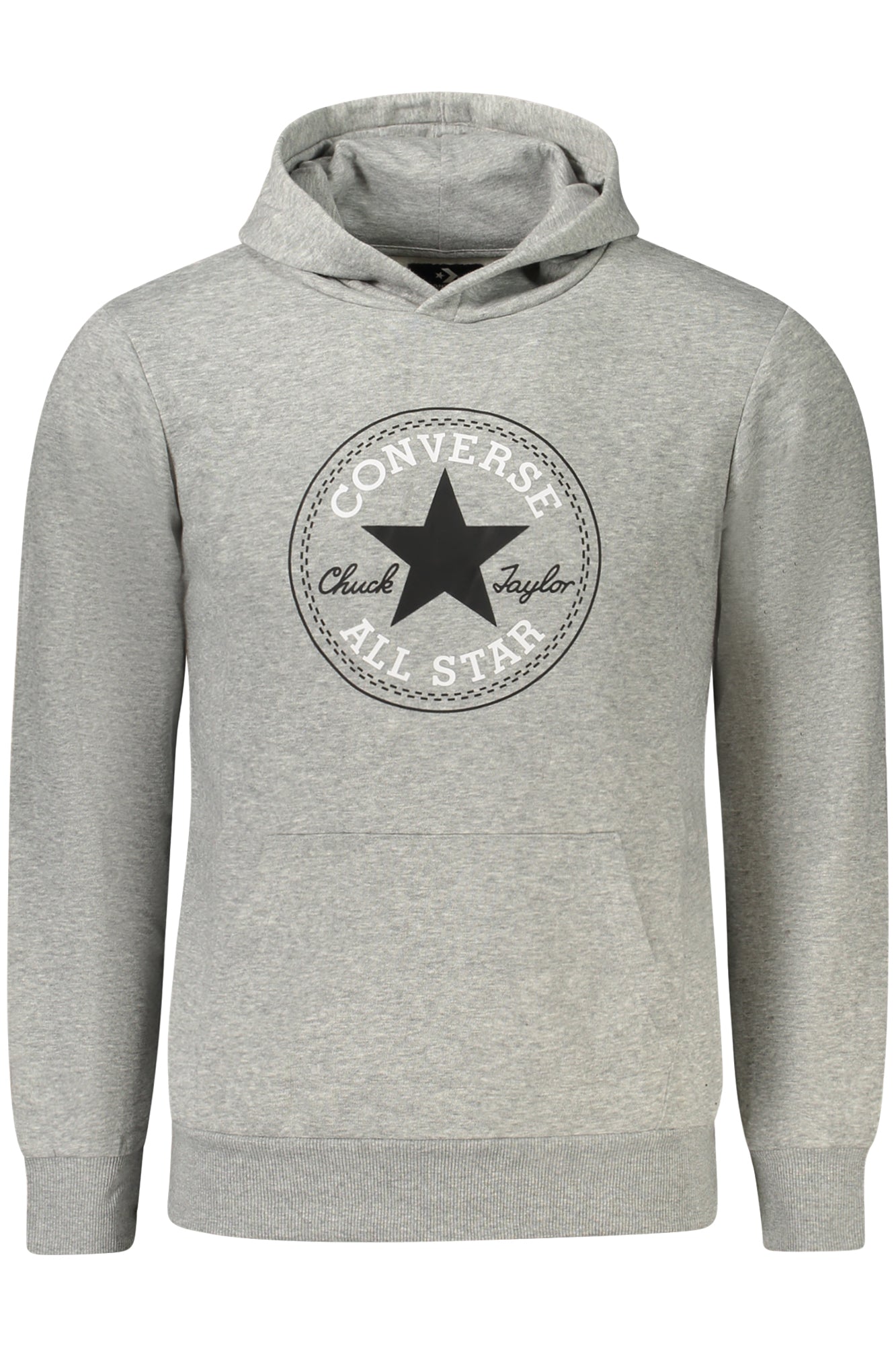 CONVERSE CHILDREN'S GRAY ZIP-UP SWEATSHIRT 