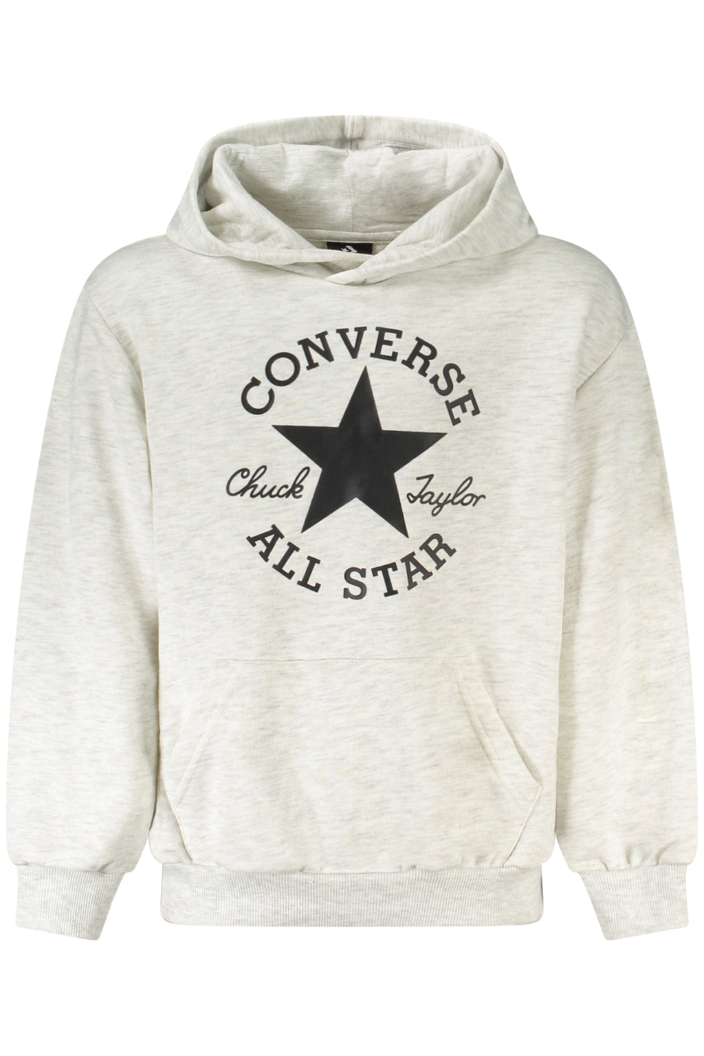 CONVERSE CHILDREN'S GRAY ZIP-UP SWEATSHIRT 
