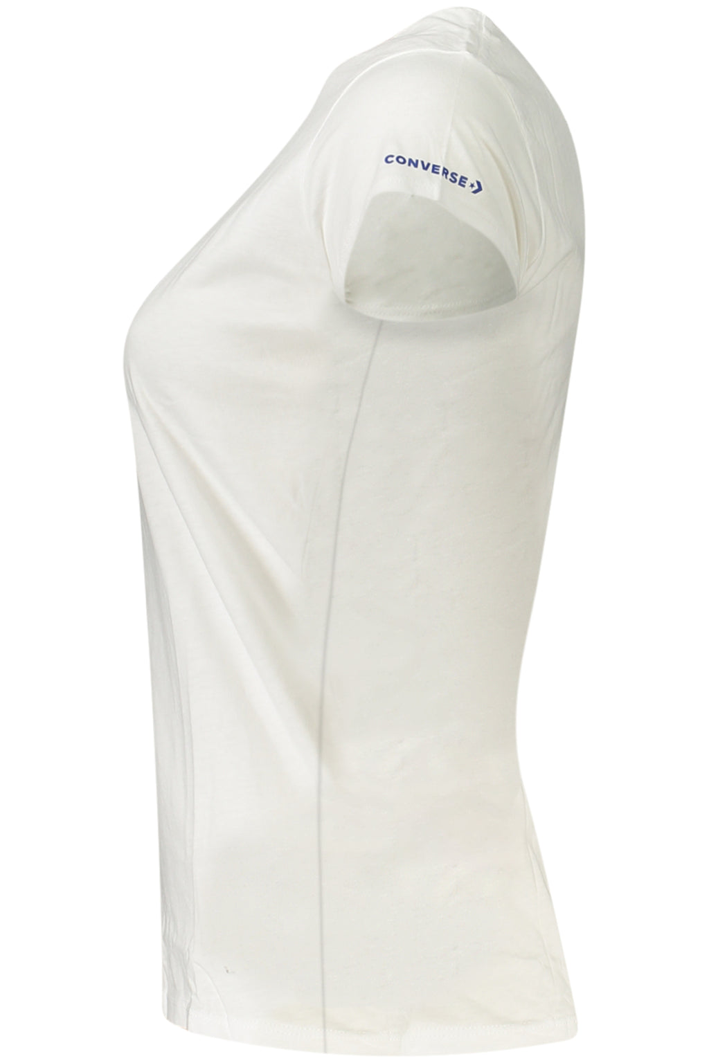 CONVERSE T-SHIRT MANICHE CORTE BAMBINA BIANCO