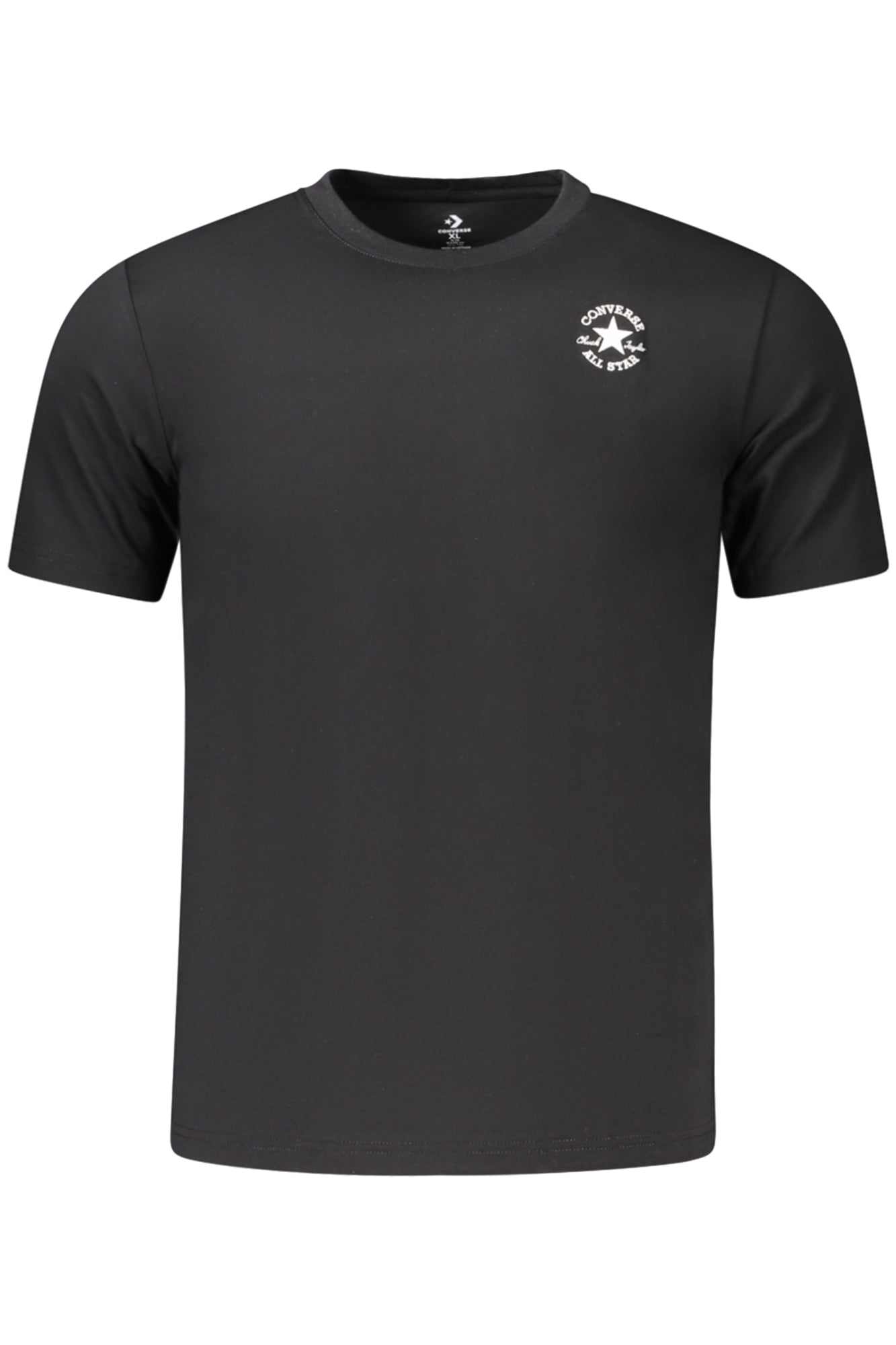 CONVERSE T-SHIRT MANICHE CORTE BAMBINO NERO