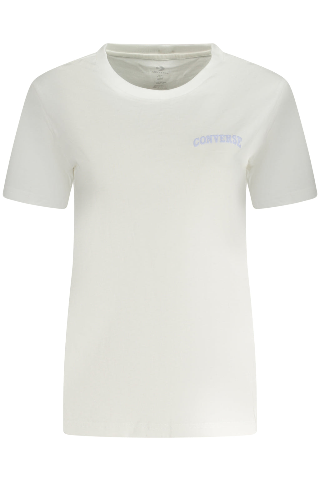 Camiseta de manga corta Converse para mujer, blanca 