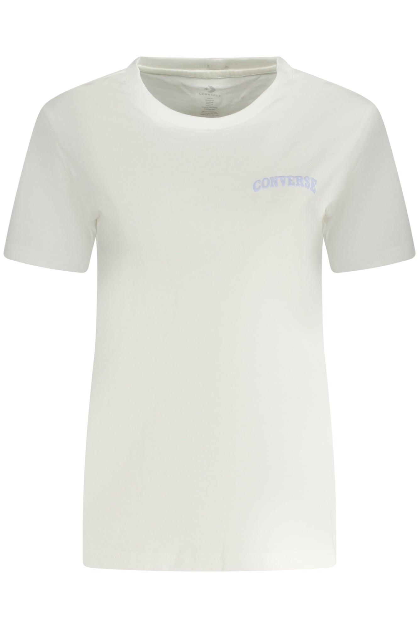 Camiseta de manga corta Converse para mujer, blanca 