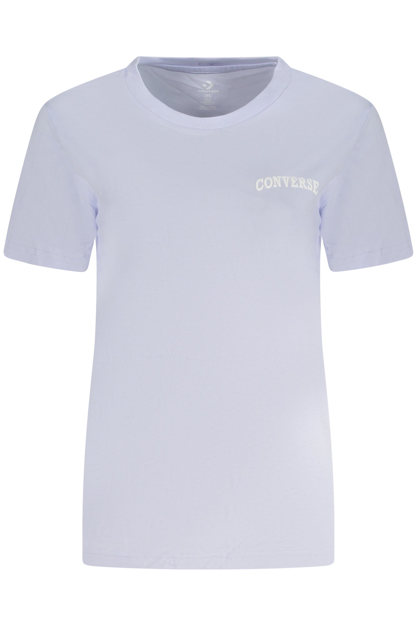 CAMISETA CONVERSE DE MANGA CORTA MORADA PARA MUJER 