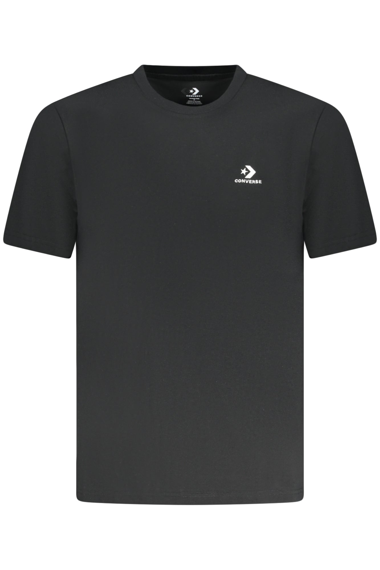 Camiseta de manga corta Converse para hombre, negra 