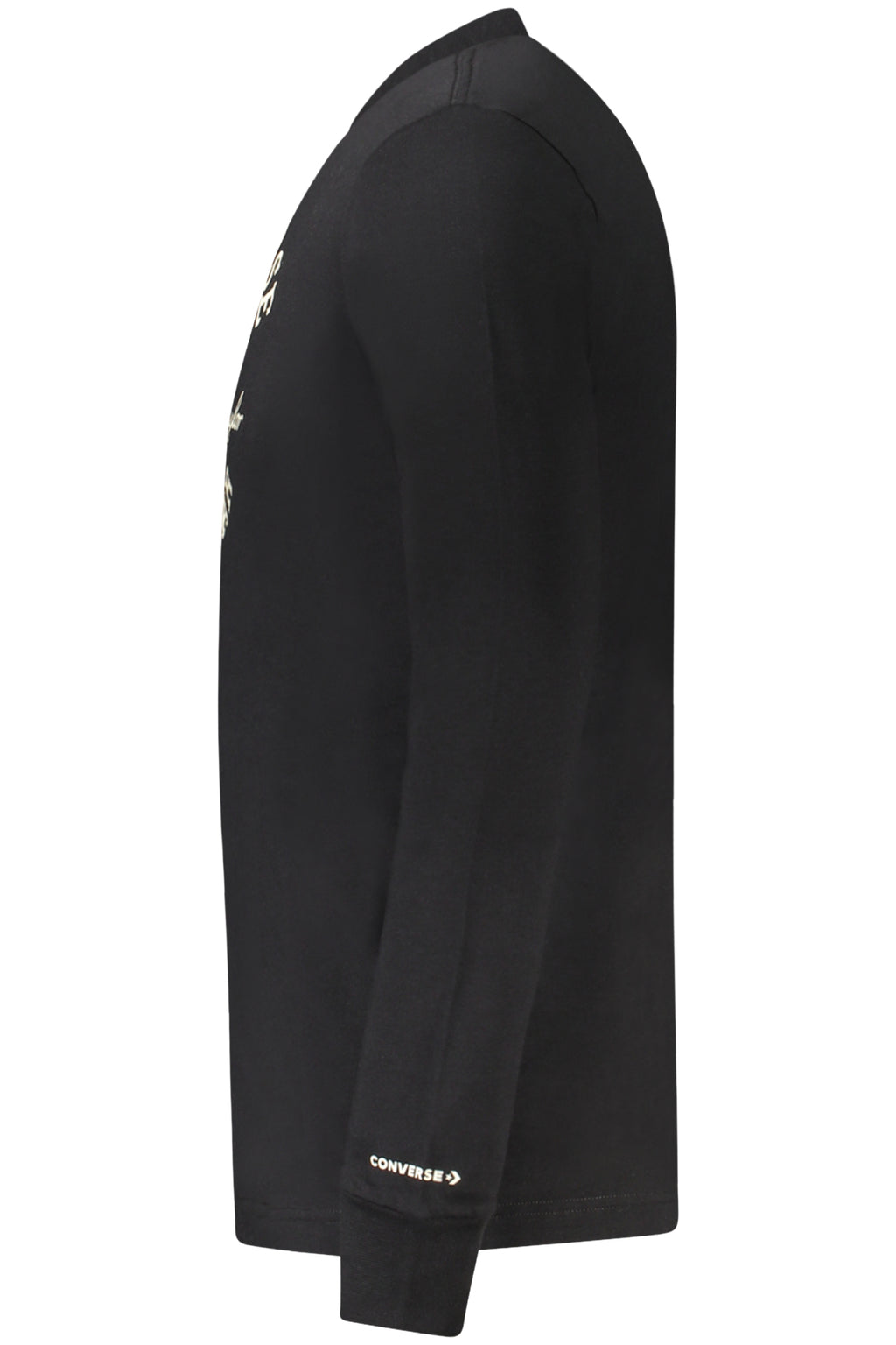 CONVERSE T-SHIRT MANICHE LUNGHE BAMBINO NERO