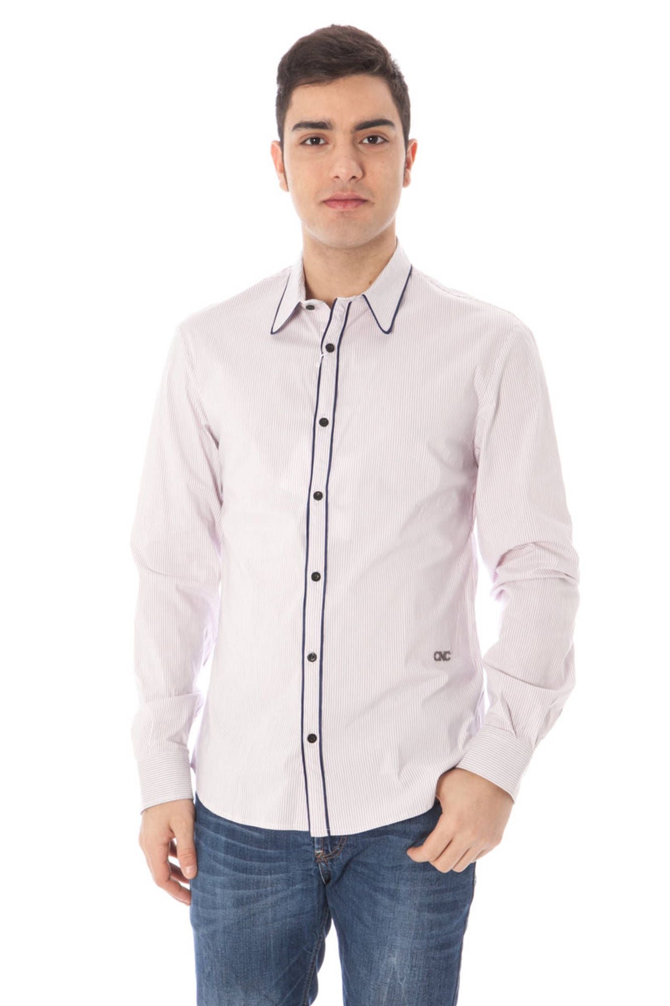 COSTUME NATIONAL CAMICIA MANICHE LUNGHE UOMO ROSA