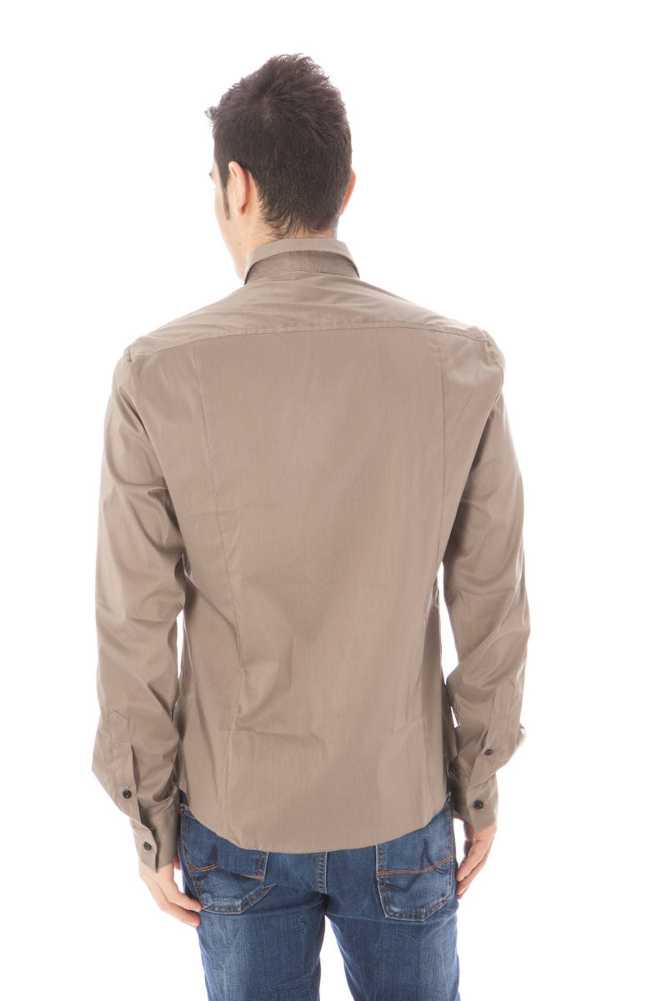 COSTUME NATIONAL CAMICIA MANICHE LUNGHE UOMO VERDE