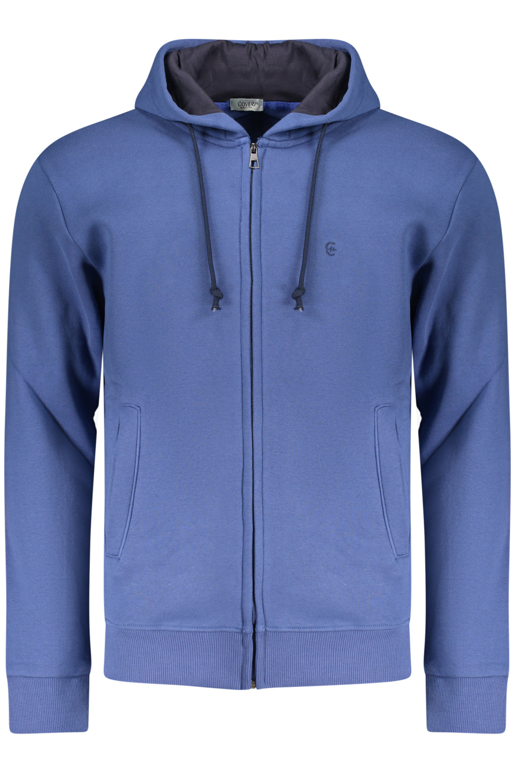 COVERI MOVING FELPA CON ZIP UOMO BLU