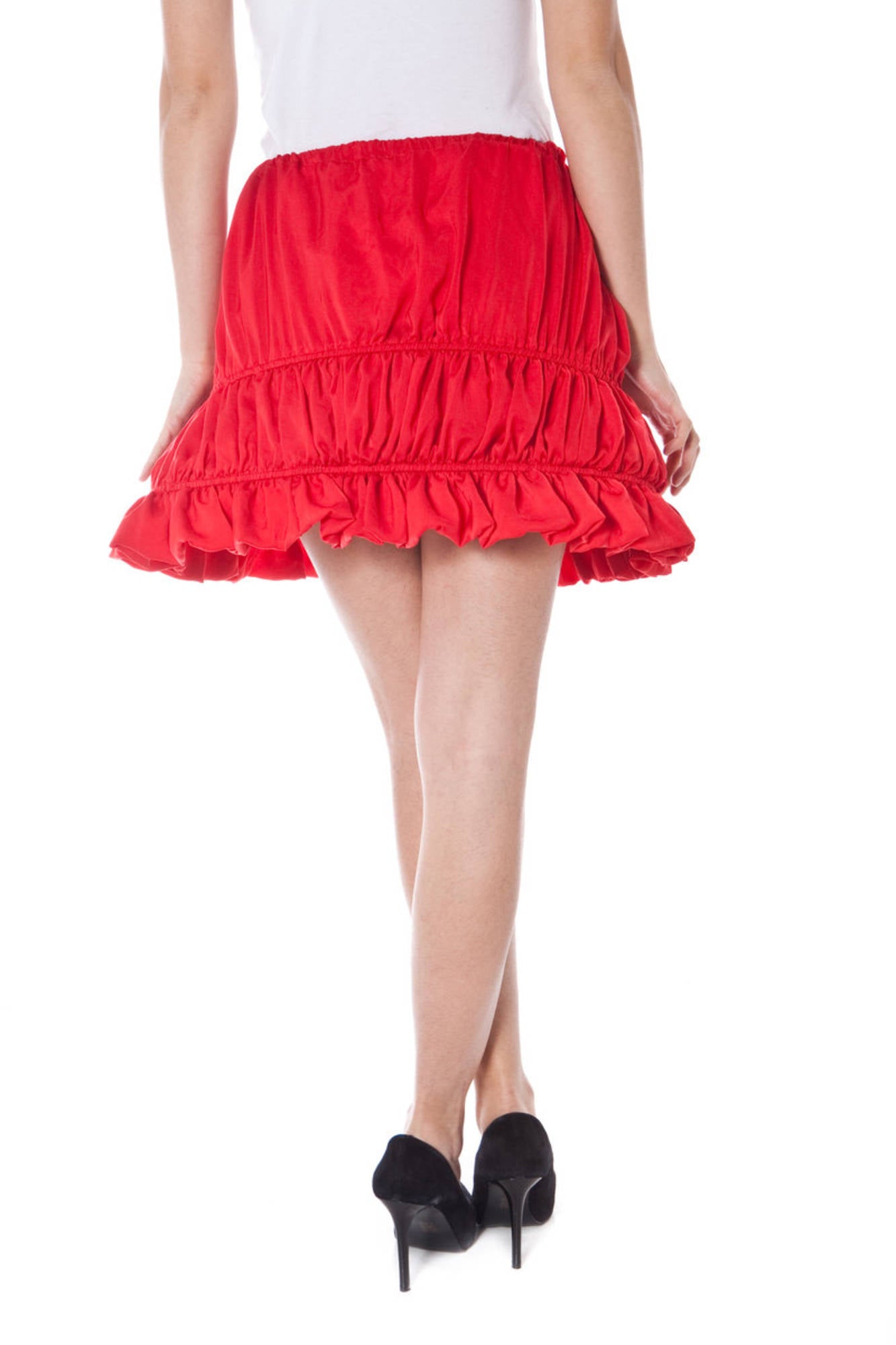 FALDA CORTA ROJA DE MUJER DENNY ROSE 