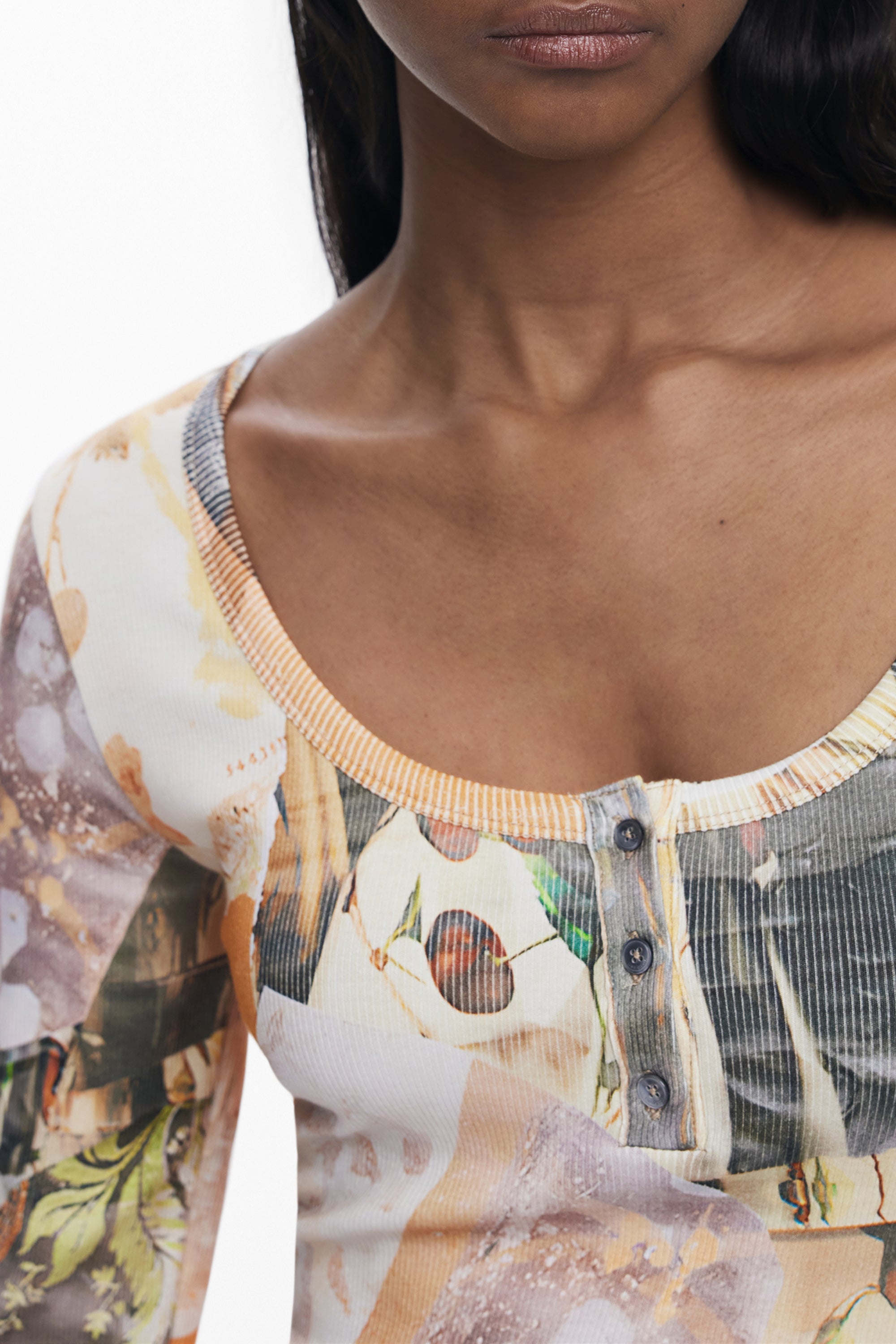 DESIGUAL SHORT DRESS FOR WOMEN IN BEIGE 