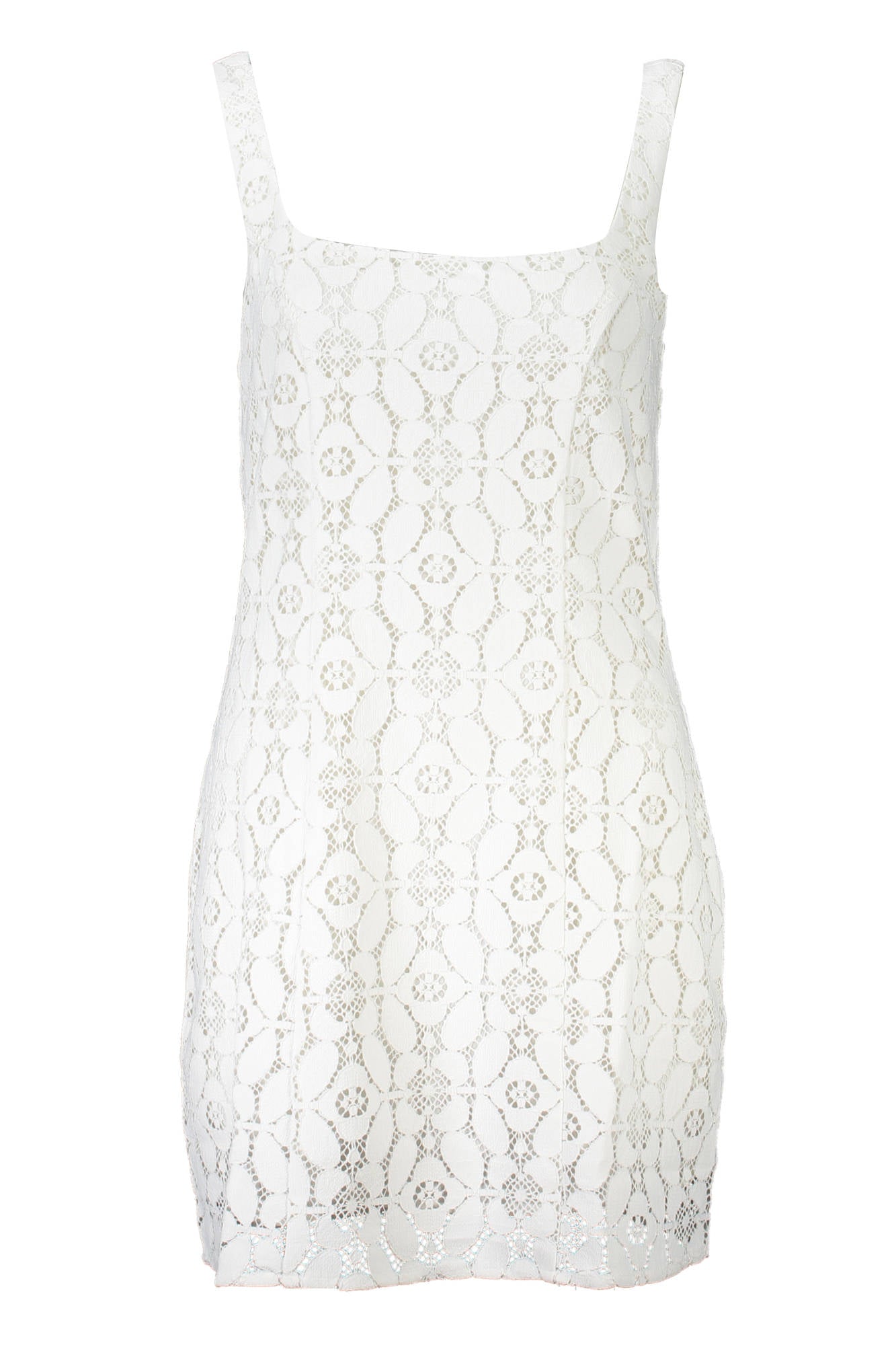 DESIGUAL WOMEN'S SHORT DRESS WHITE 