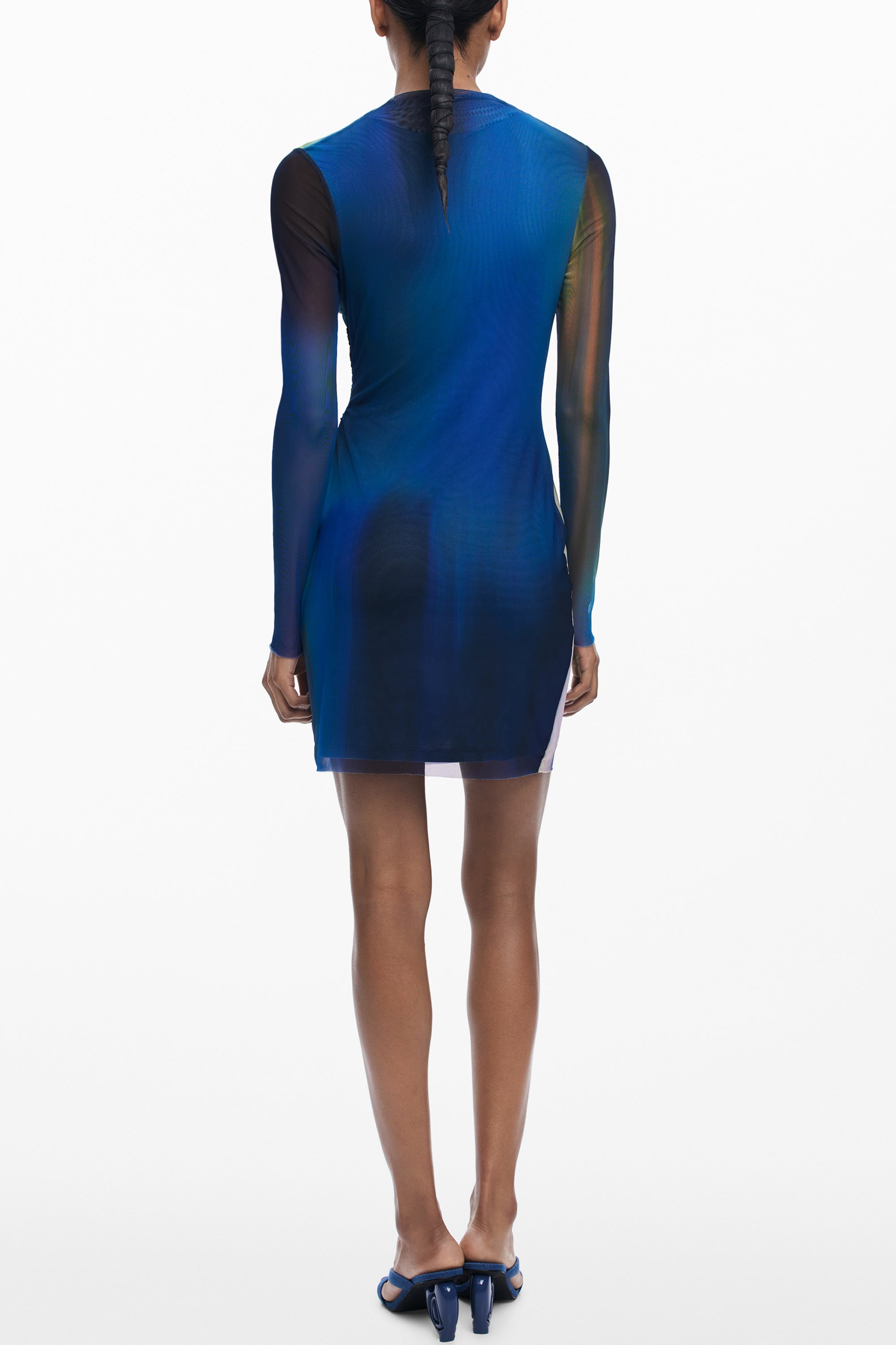 DESIGUAL SHORT DRESS FOR WOMEN IN BLUE 