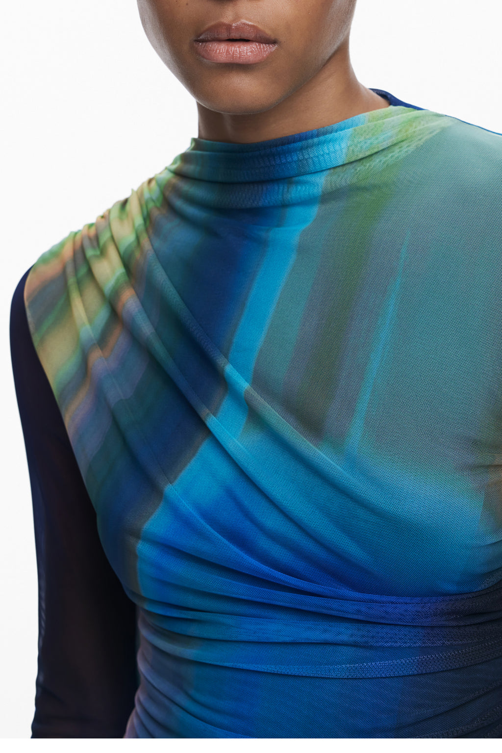 DESIGUAL SHORT DRESS FOR WOMEN IN BLUE 