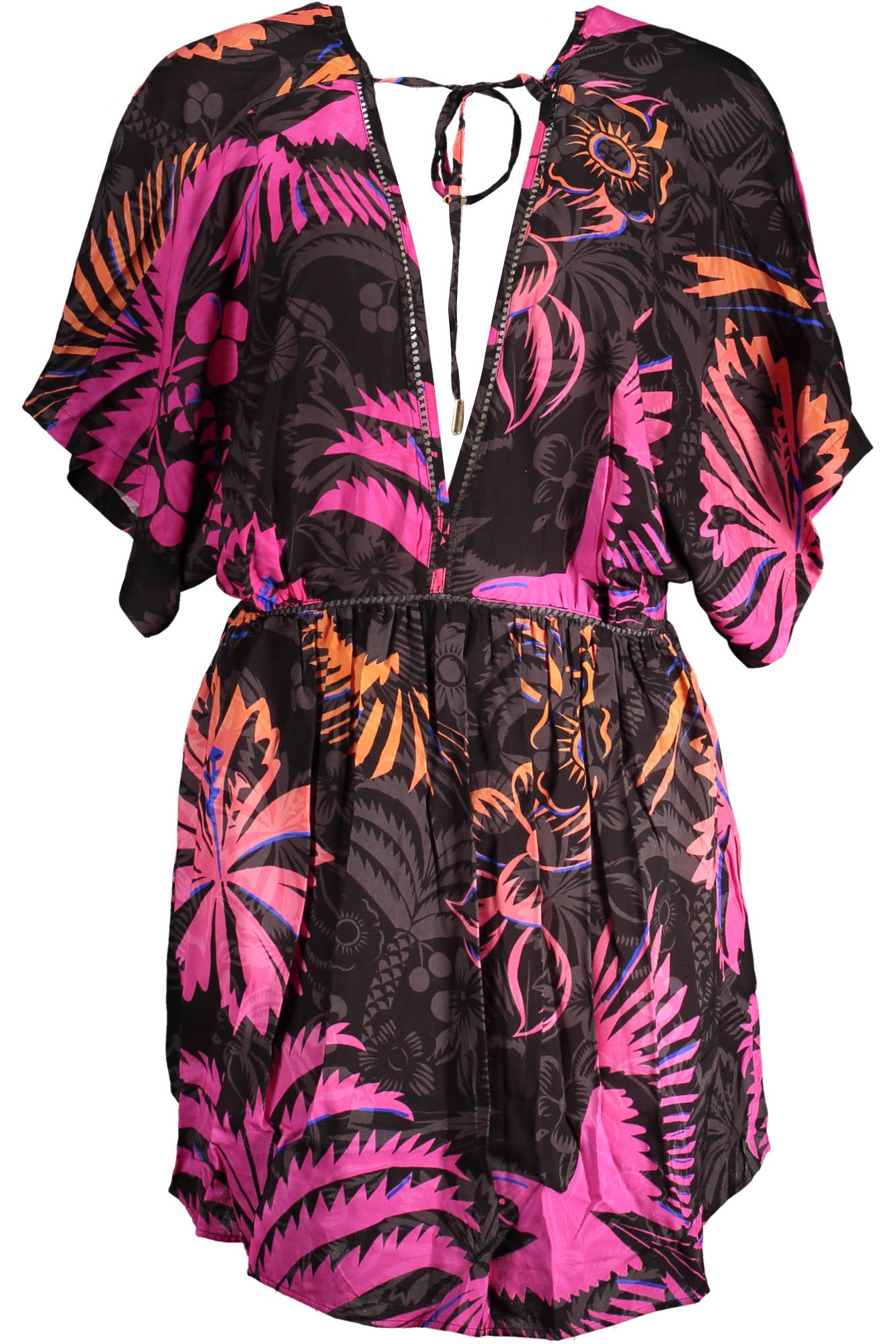 DESIGUAL SHORT DRESS FOR WOMEN IN BLACK 