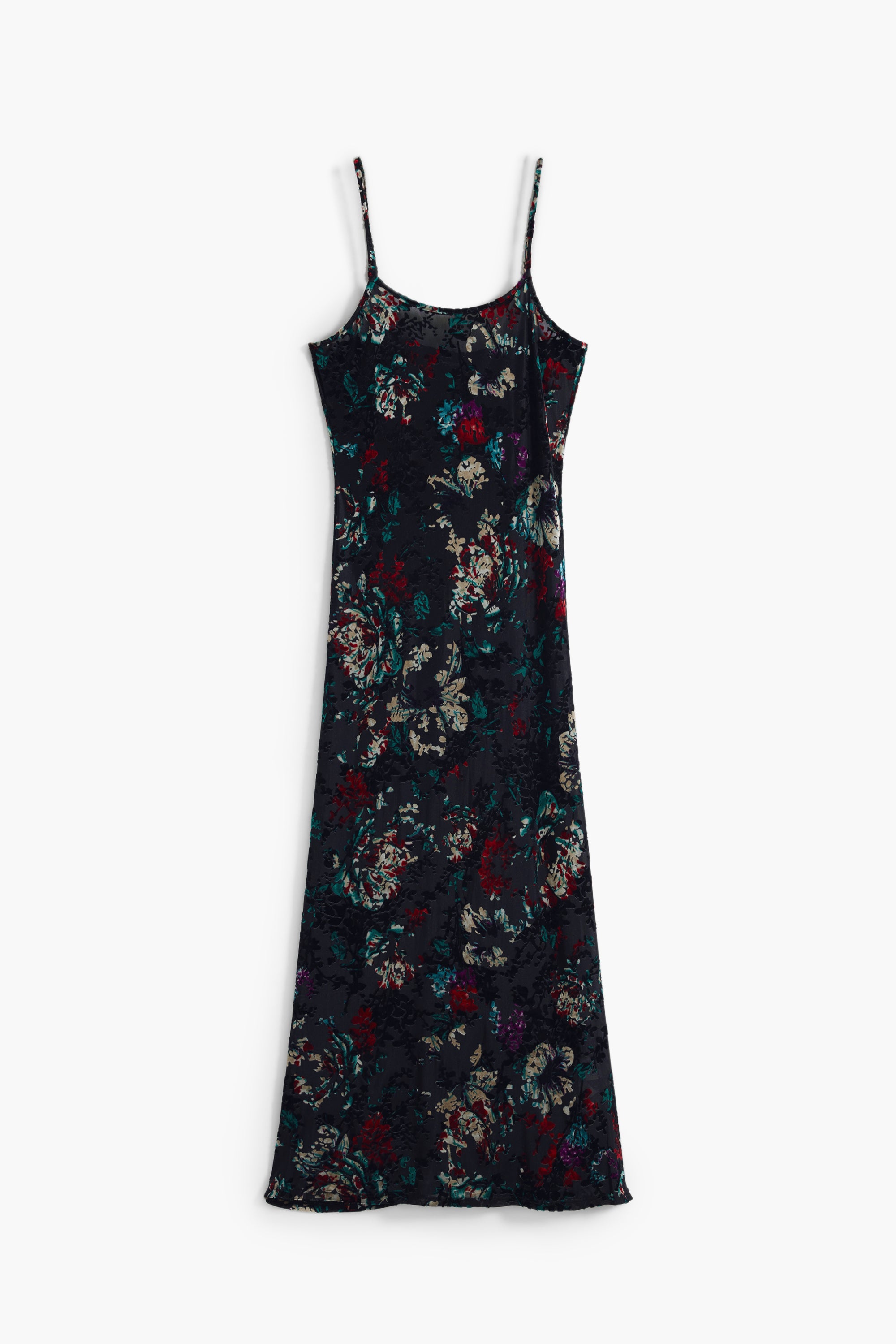 DESIGUAL WOMEN'S LONG BLACK DRESS 
