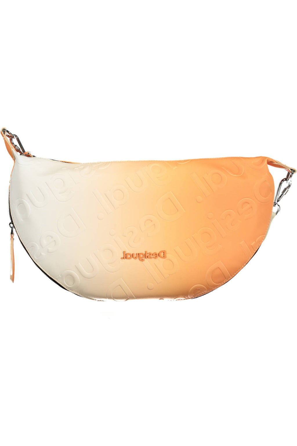 BOLSO NARANJA DE MUJER DESIGUAL 