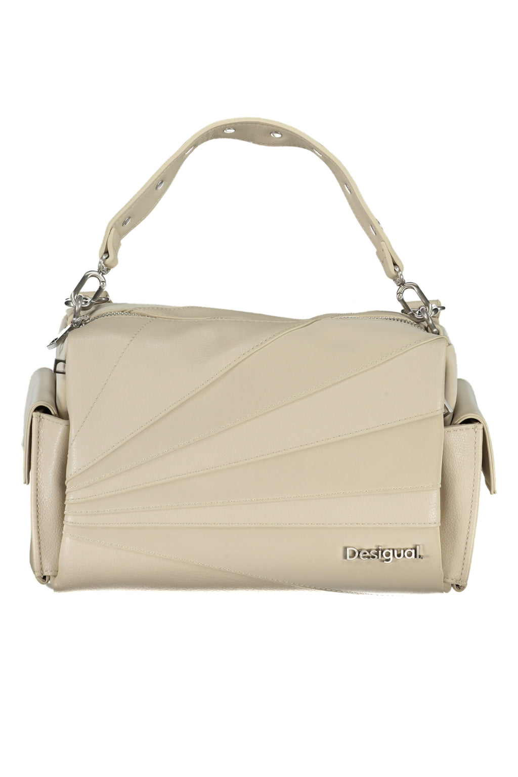 BOLSO BEIGE DE MUJER DESIGUAL 