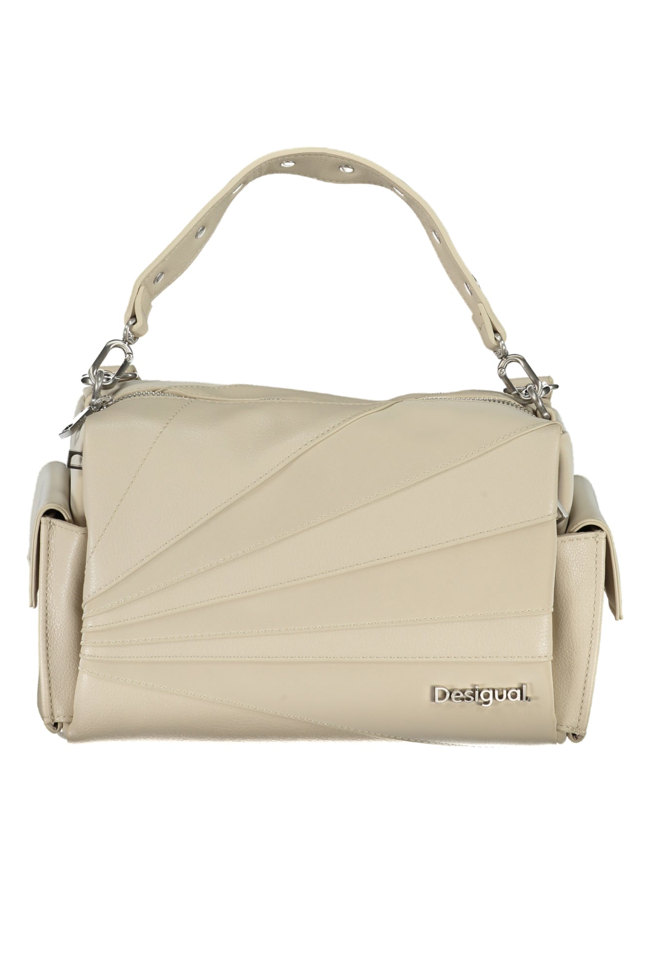 BOLSO BEIGE DE MUJER DESIGUAL 
