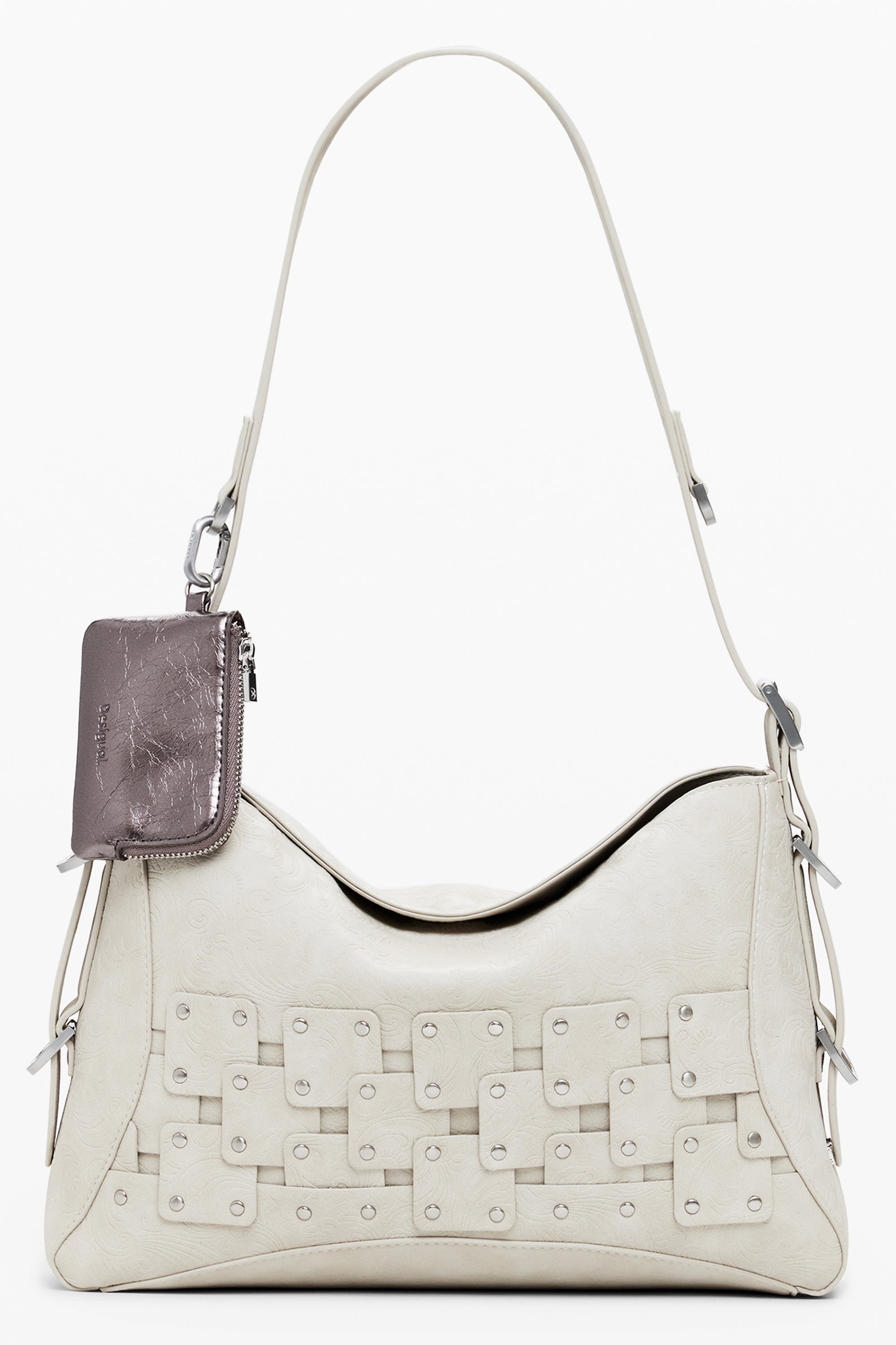 BOLSO BEIGE DE MUJER DESIGUAL 