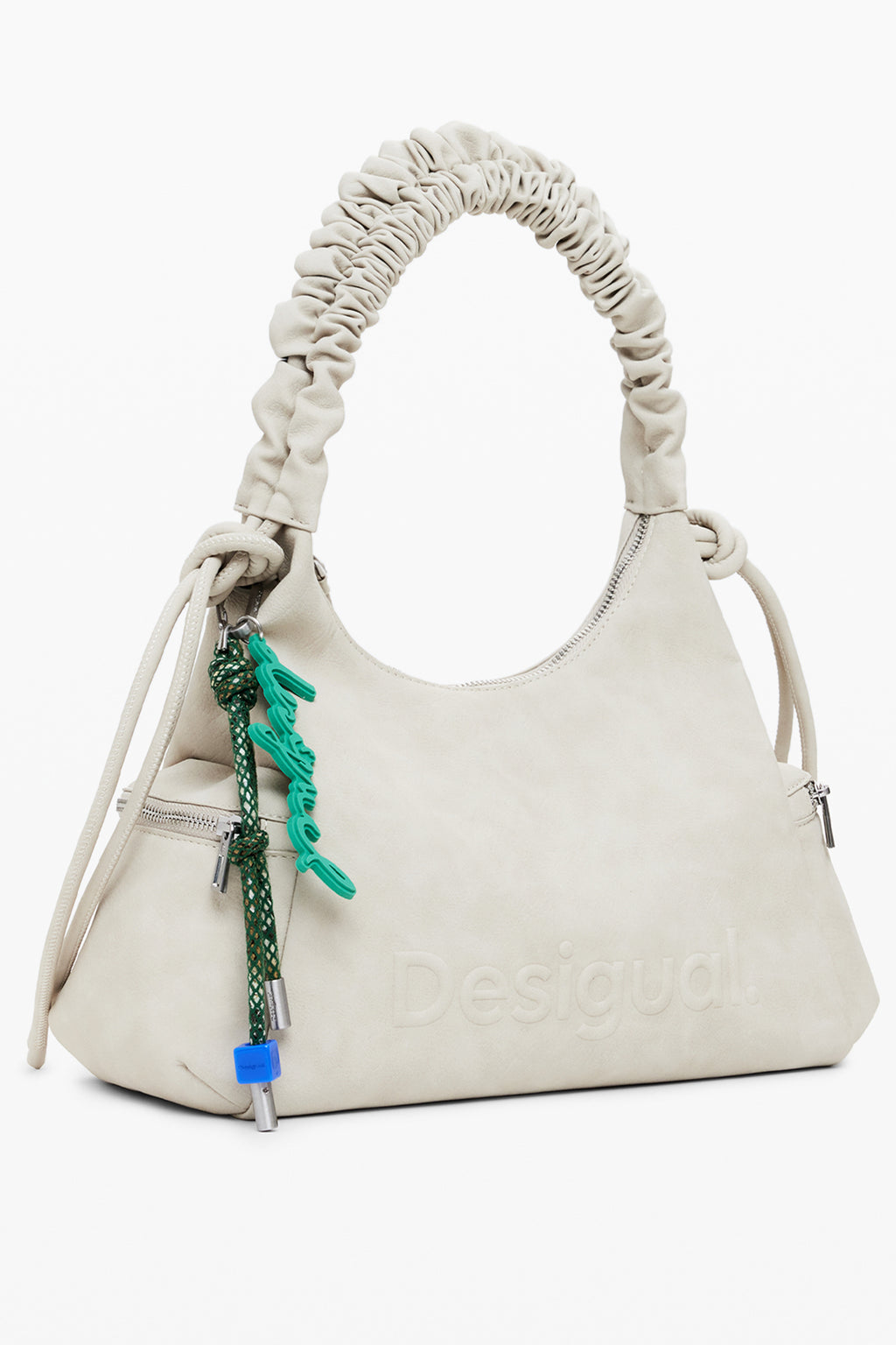 BOLSO BEIGE DE MUJER DESIGUAL 
