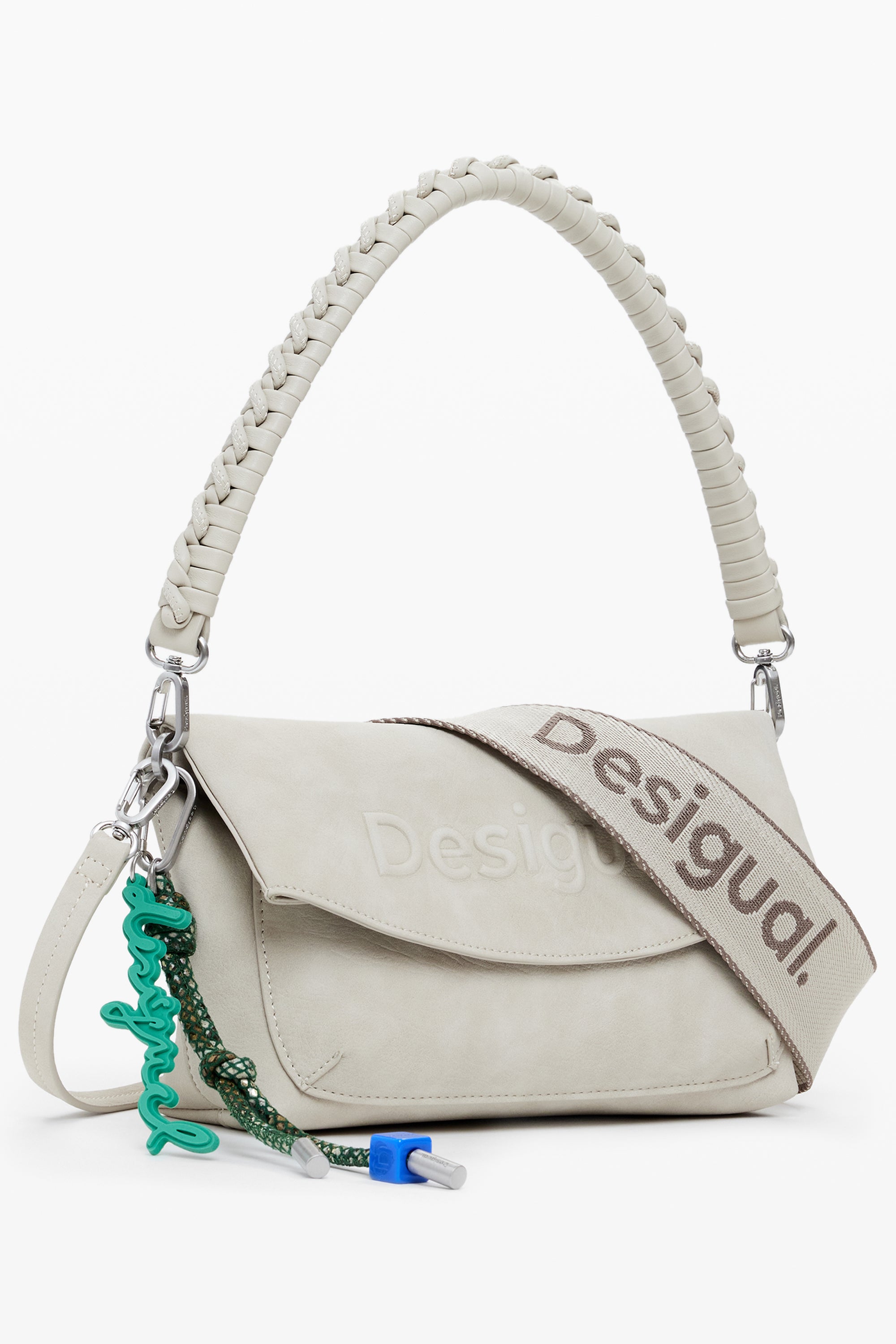 BOLSO BEIGE DE MUJER DESIGUAL 