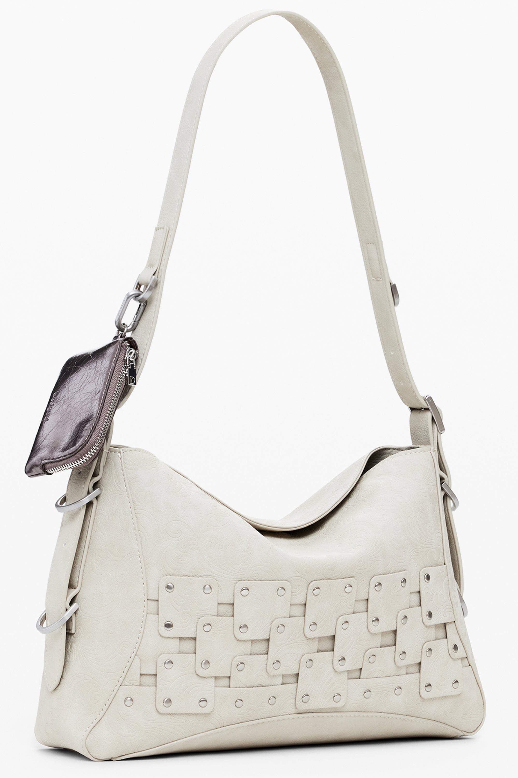 BOLSO BEIGE DE MUJER DESIGUAL 