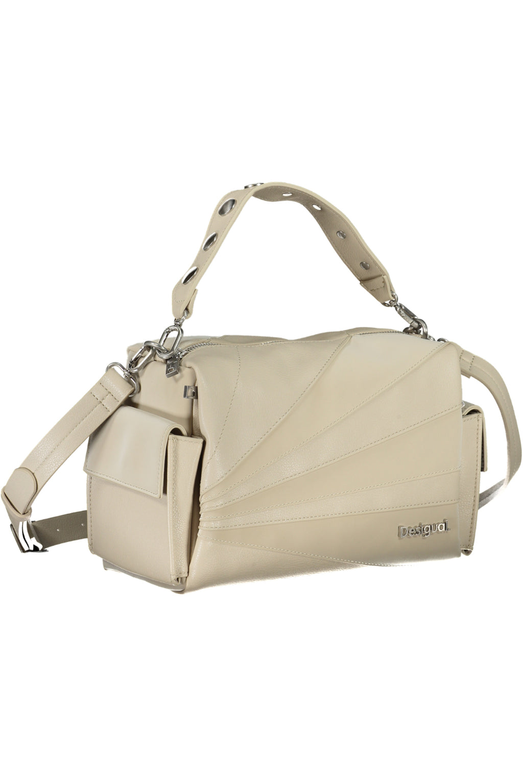 BOLSO BEIGE DE MUJER DESIGUAL 