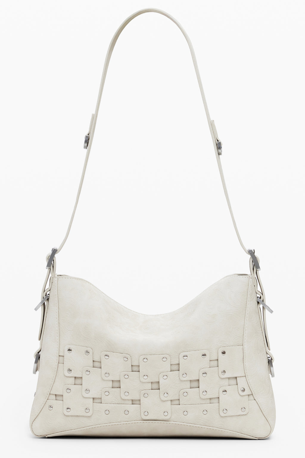 BOLSO BEIGE DE MUJER DESIGUAL 
